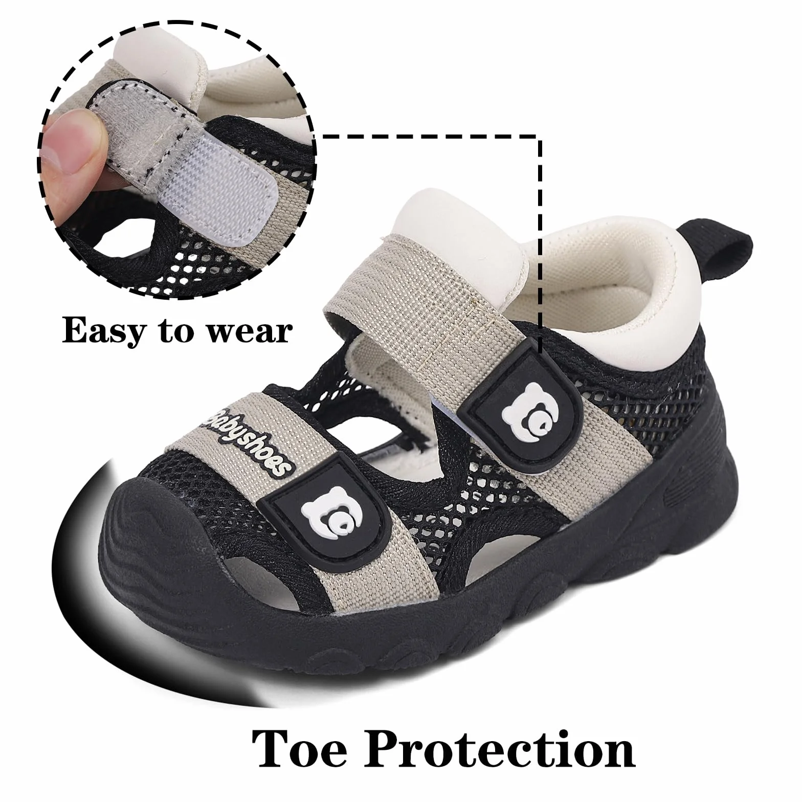 Chaussure Bébé Garçon Fille Ete Sandales Premiers Pas Semelle Souple Antidérapant