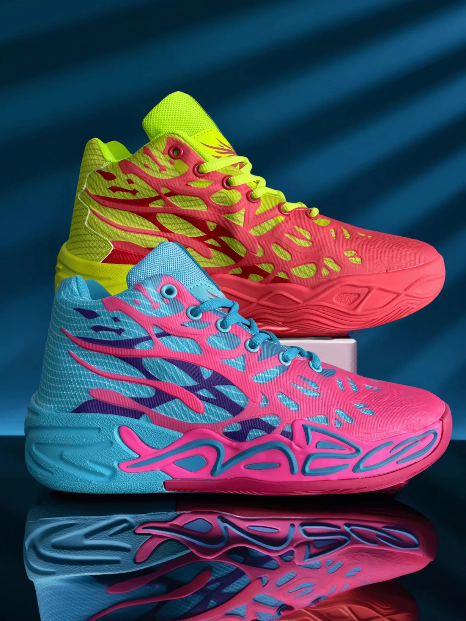 Bolognifi Chaussures de basket-ball homme en maille respirante sport