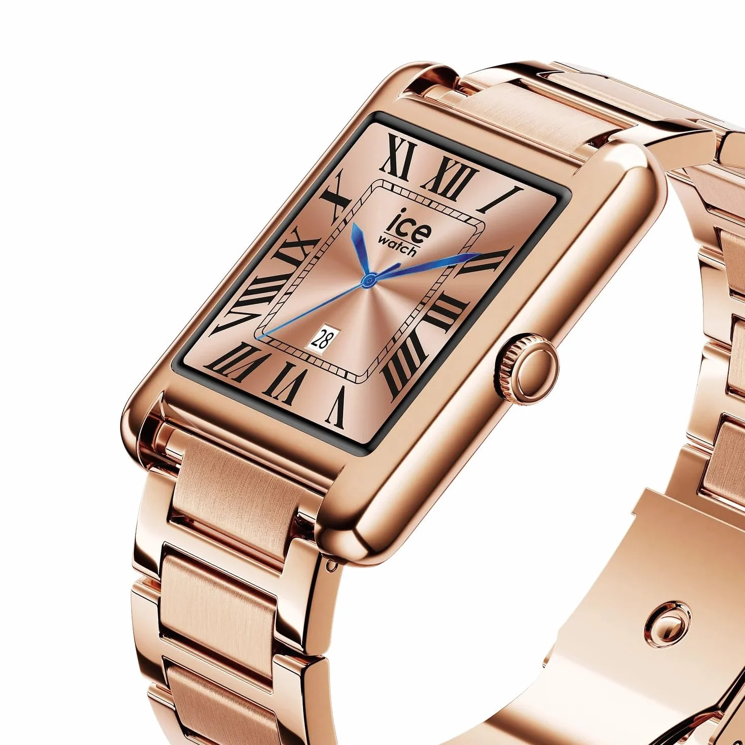 ICE-WATCH Ice Smart TKS 2.0 Montre connectée élégante pour Femme 1,41 Pouces IP68 Suivi des activités physiques et de la santé