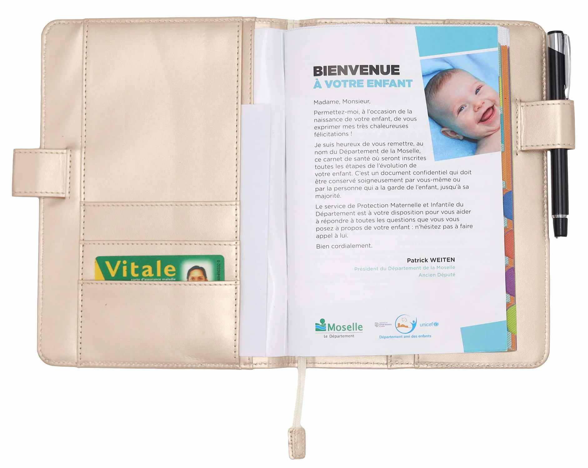 Protège Carnet De Santé Français A5 15x21 cm Rabats Ordonnances Documents Pastel