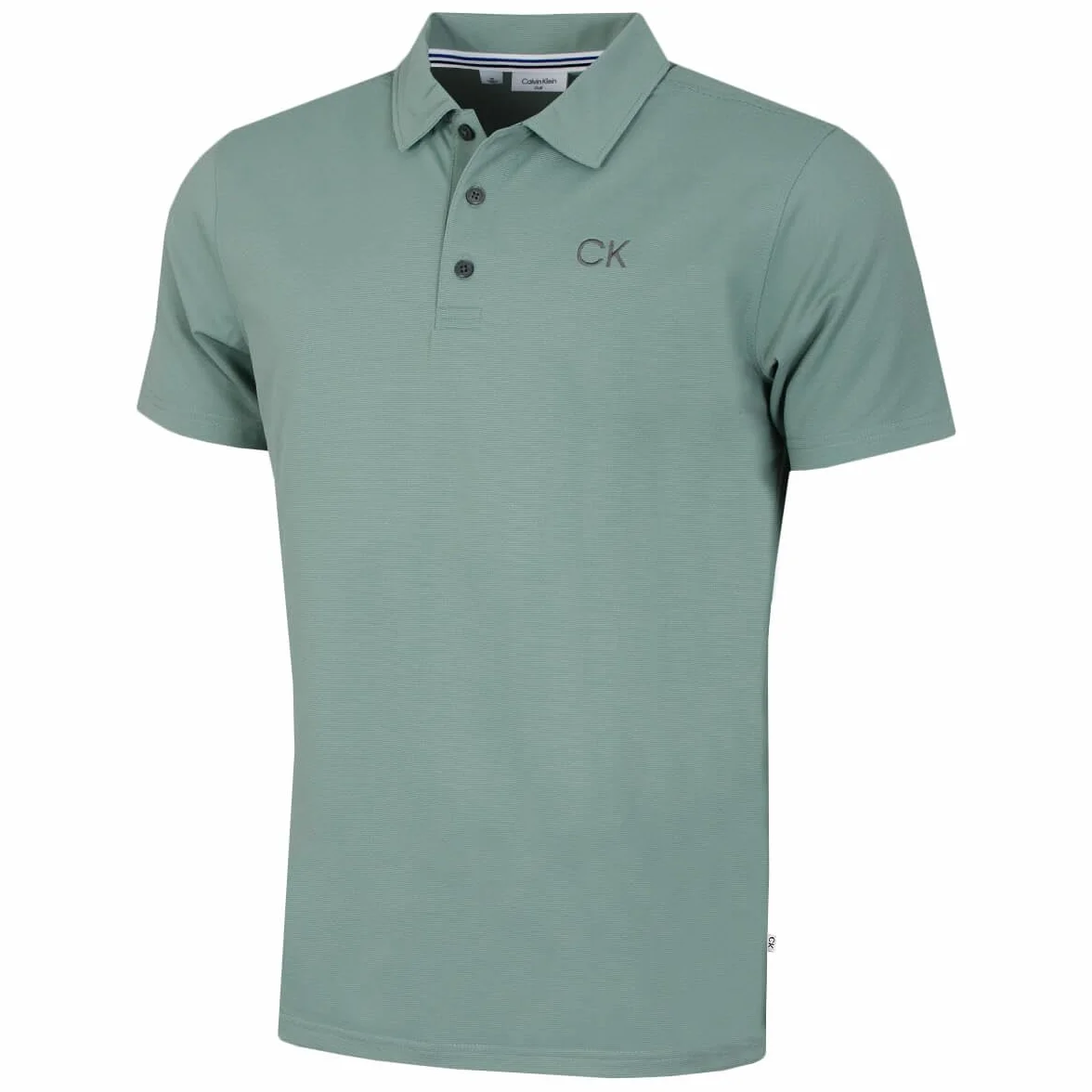 Calvin Klein Hommes Central Eco Polo de Golf légère évacuant l'humidité