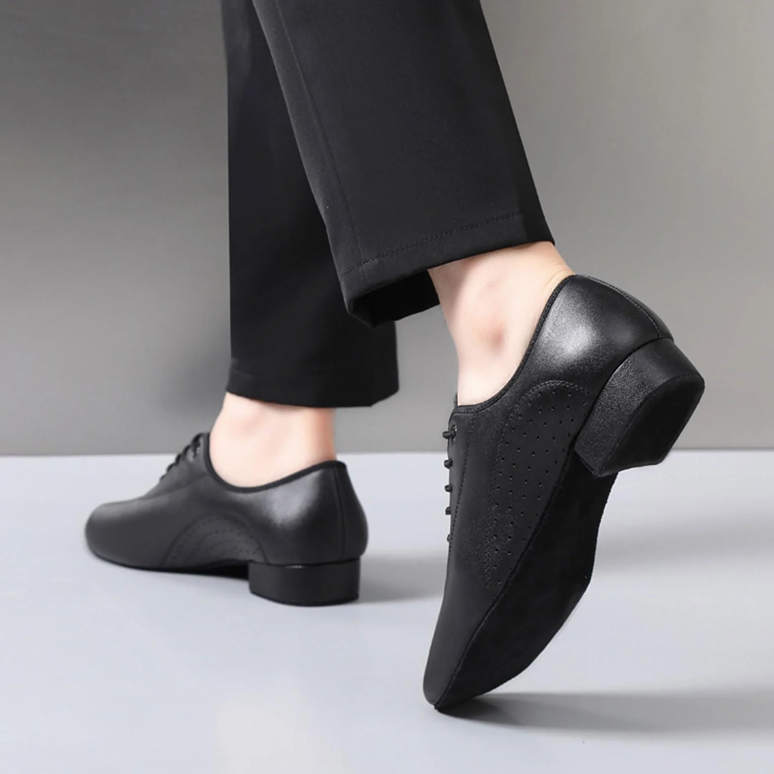 Chaussures de Danse Homme, Performance Latine, Lacets Unies, Souple pour Danse Moderne