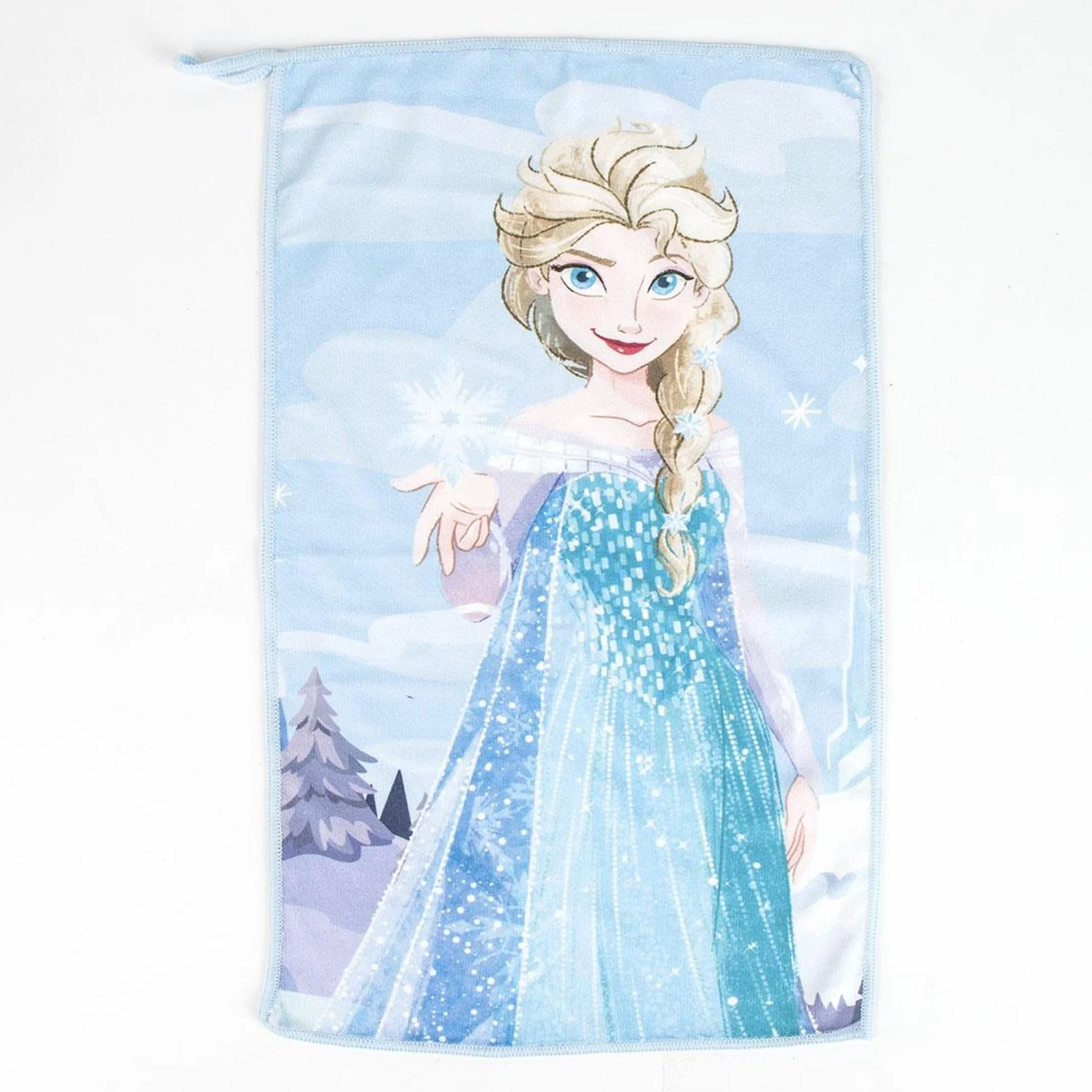 Trousse de Toilette La Reine des Neiges Voyage Bleu Transparente avec Fermeture éclair