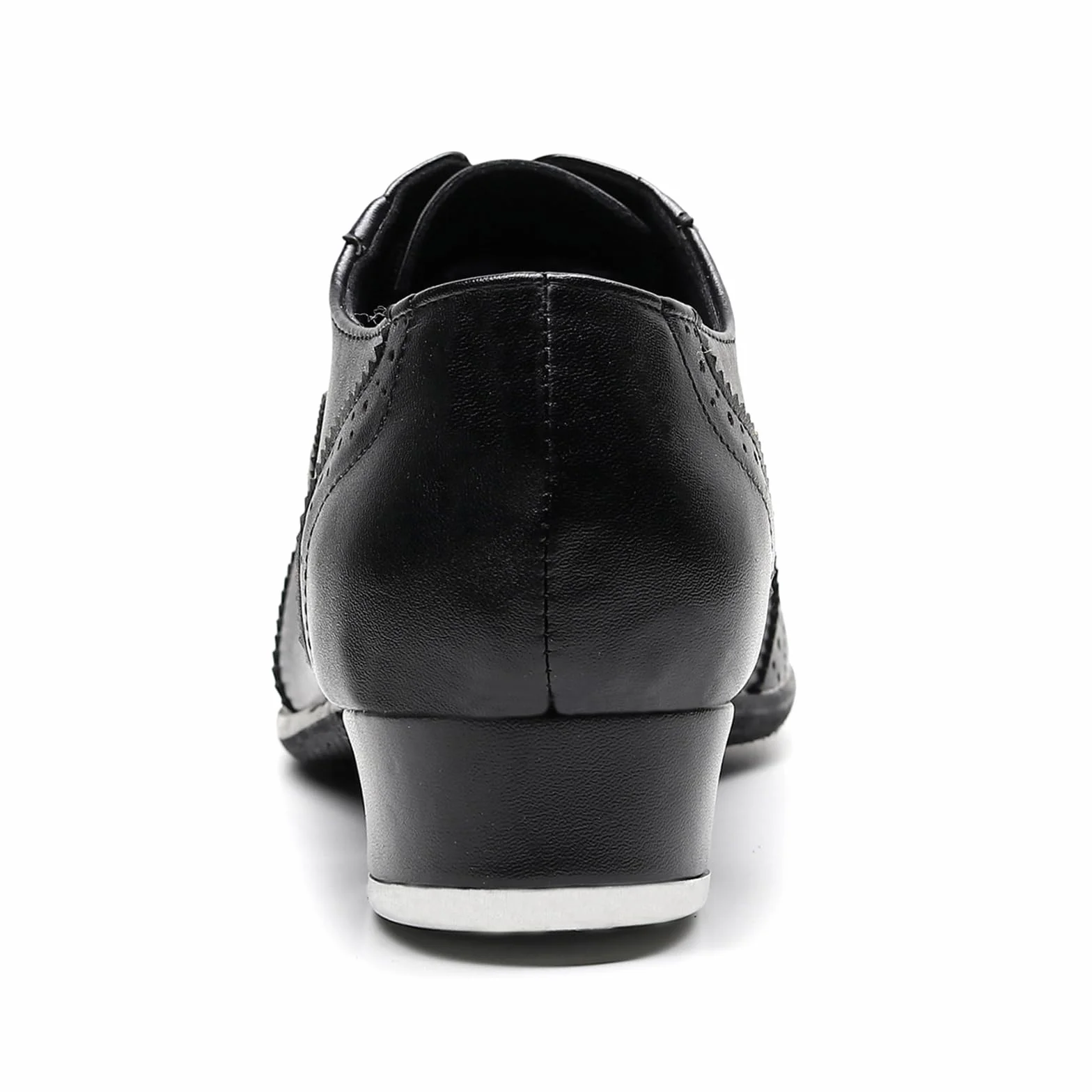 Chaussures De Claquettes Hommes Danse Salon Talons Bas Brogue Lacets Respirantes