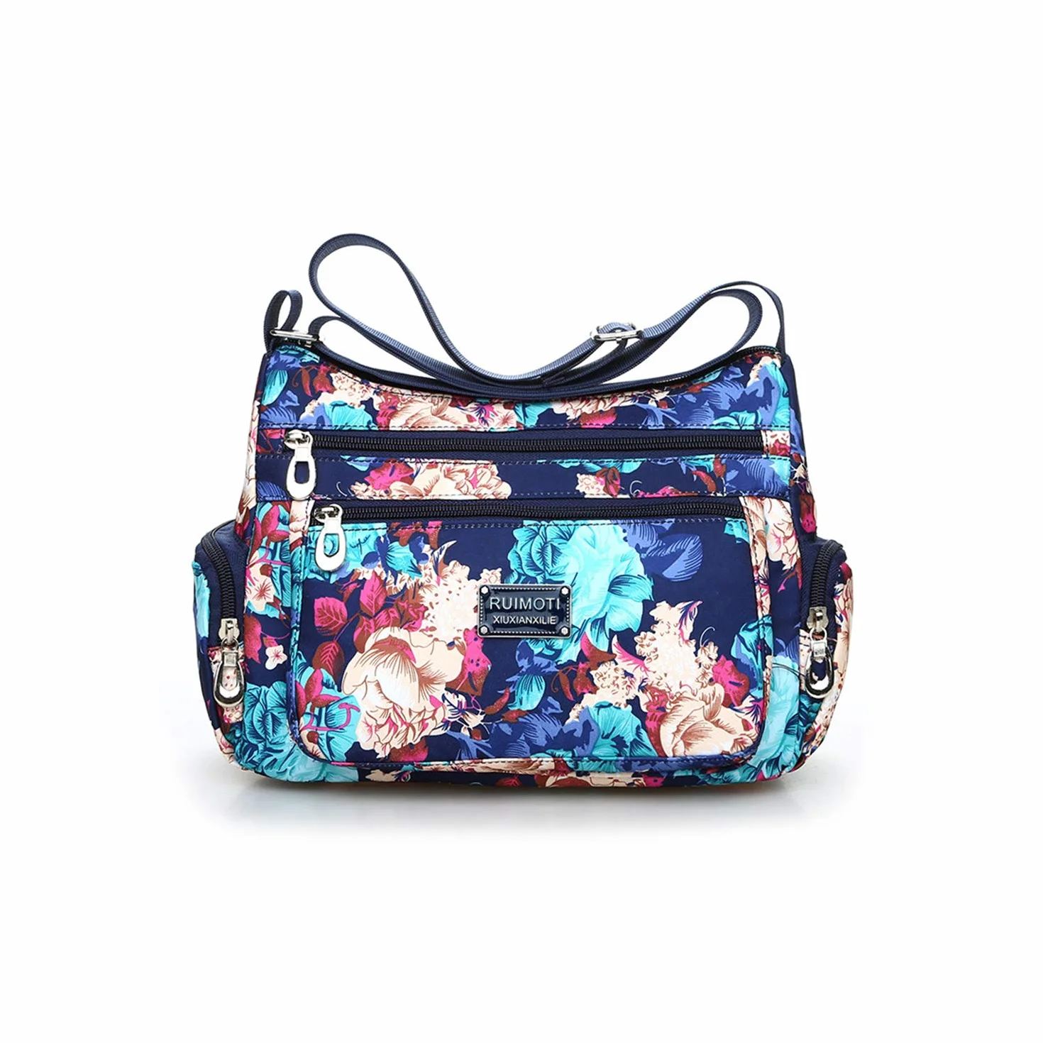 NOTAG Sac Bandoulière Femme Léger Multi-Poches Imperméable Nylon Voyage