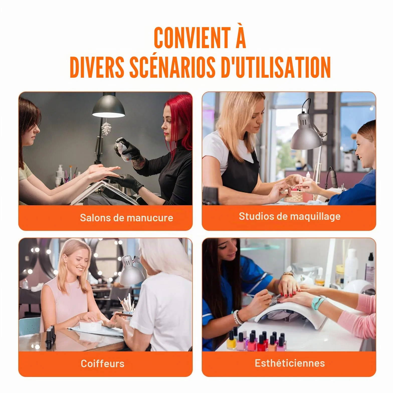 VEVOR Mallette de Maquillage en Aluminium Professionnelle avec Roues Pivotantes 360°, Noir