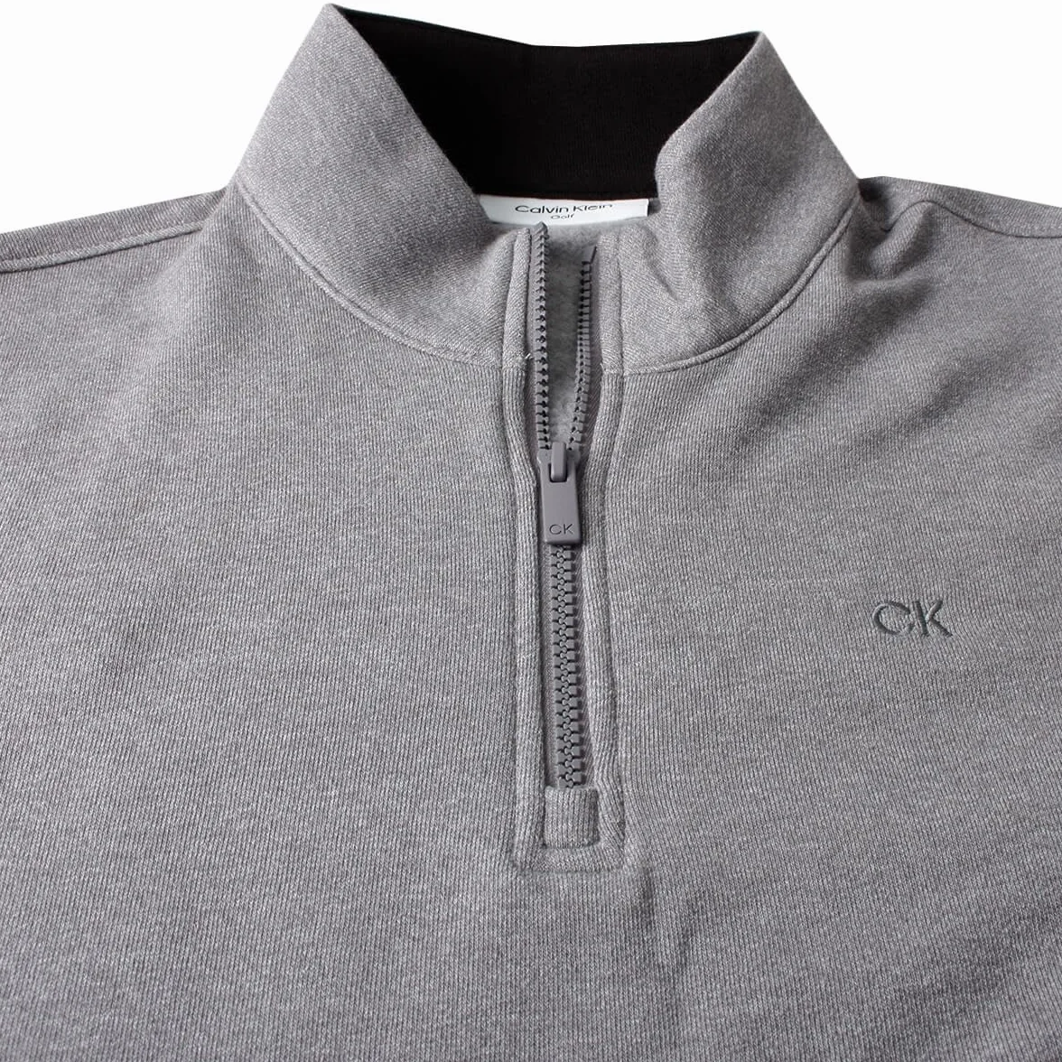 Calvin Klein Pull de Golf Extensible Demi-Fermeture éclair Homme