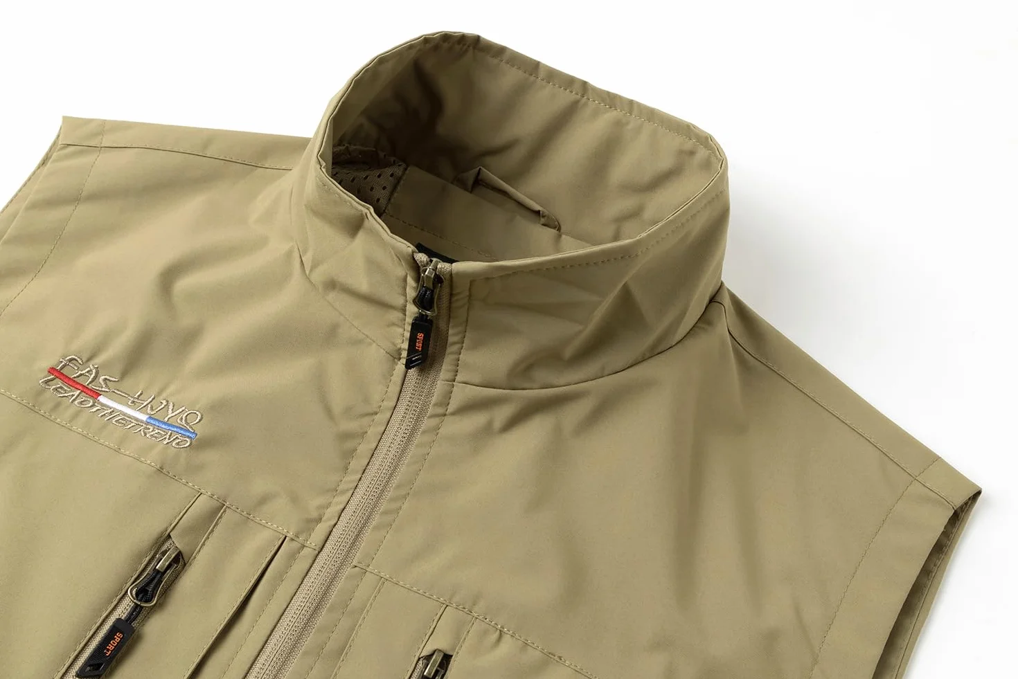 Gilet de Pêche Léger Homme Sans Manche Veste Extérieur Camping Séchage Rapide Photographie Multipoches
