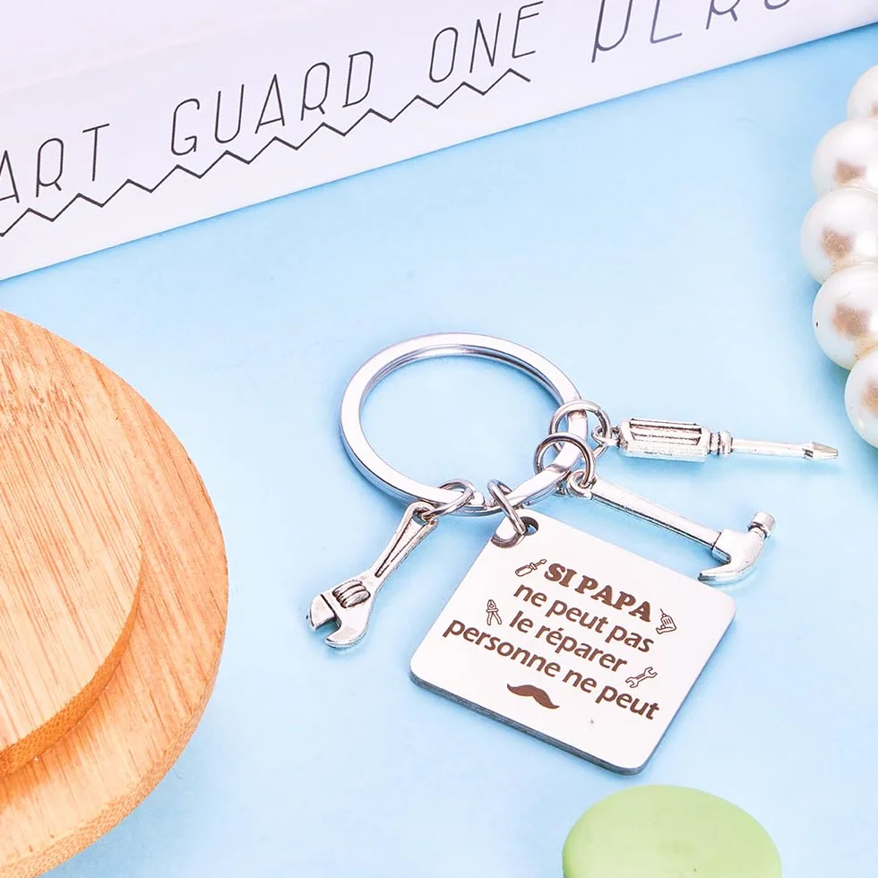 Porte-Clés Papa Cadeau Fête Des Pères Original
