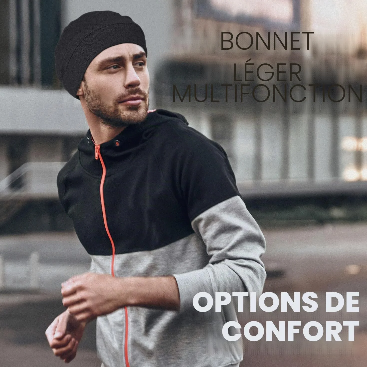 FocusCare Lot de 2 Bonnets 100% Viscose Doublure de Casque Bonnet de Couchage Léger pour Chimiothérapie