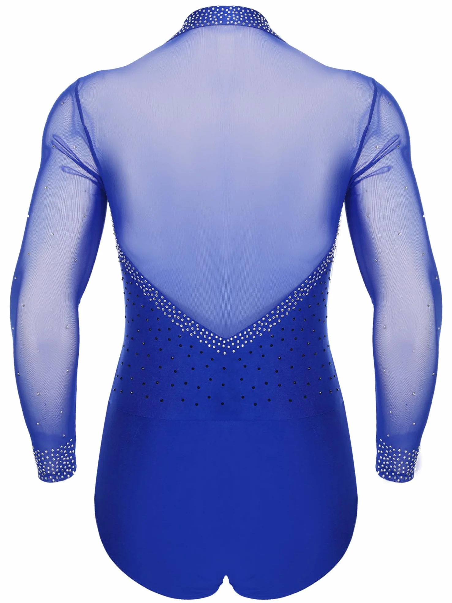 Body Danse Latine Homme Manche Longue Justaucorps Gymnastique