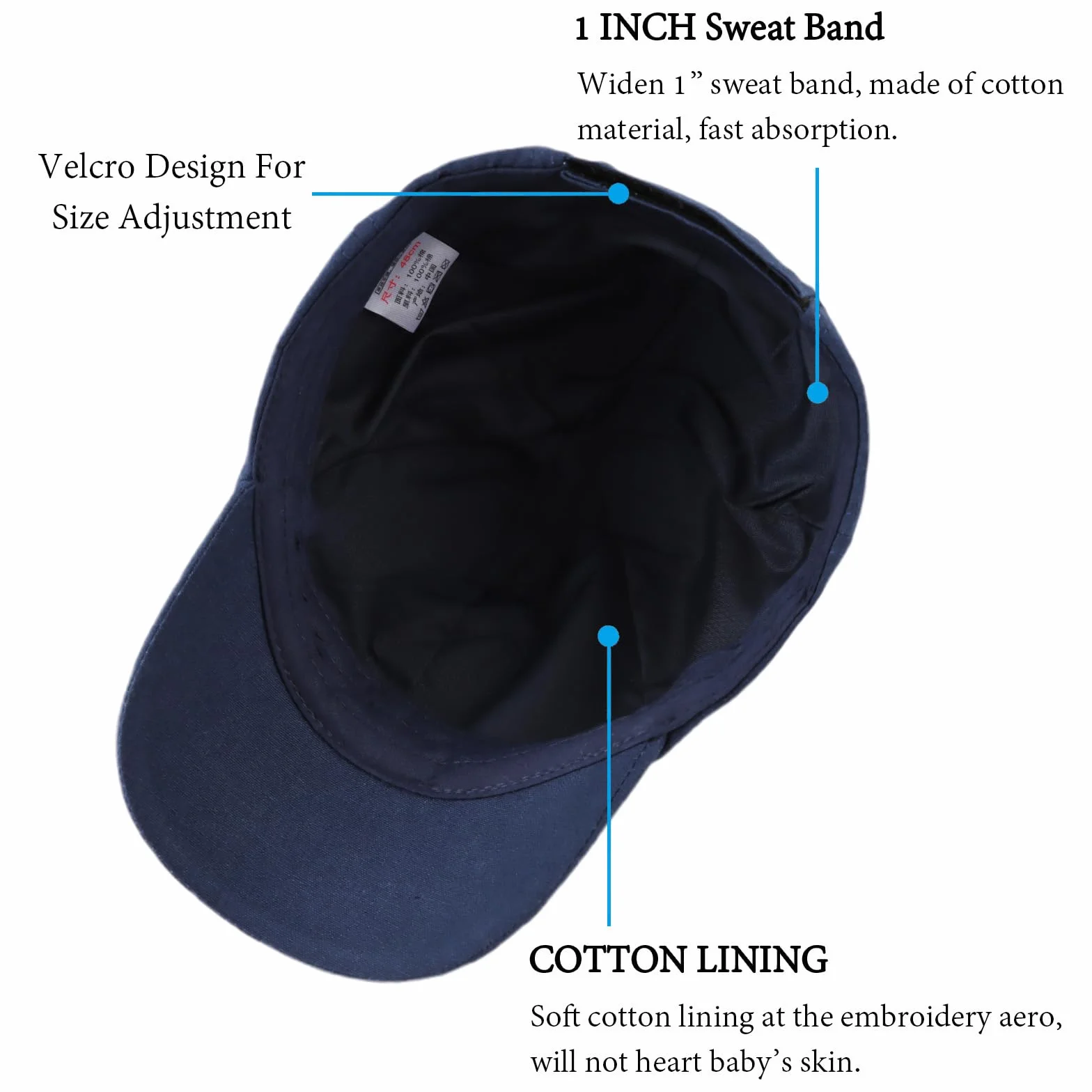 Pesaat Requin Chapeau Bébé Garçon Coton Casquette Soleil Enfant Printemps Été