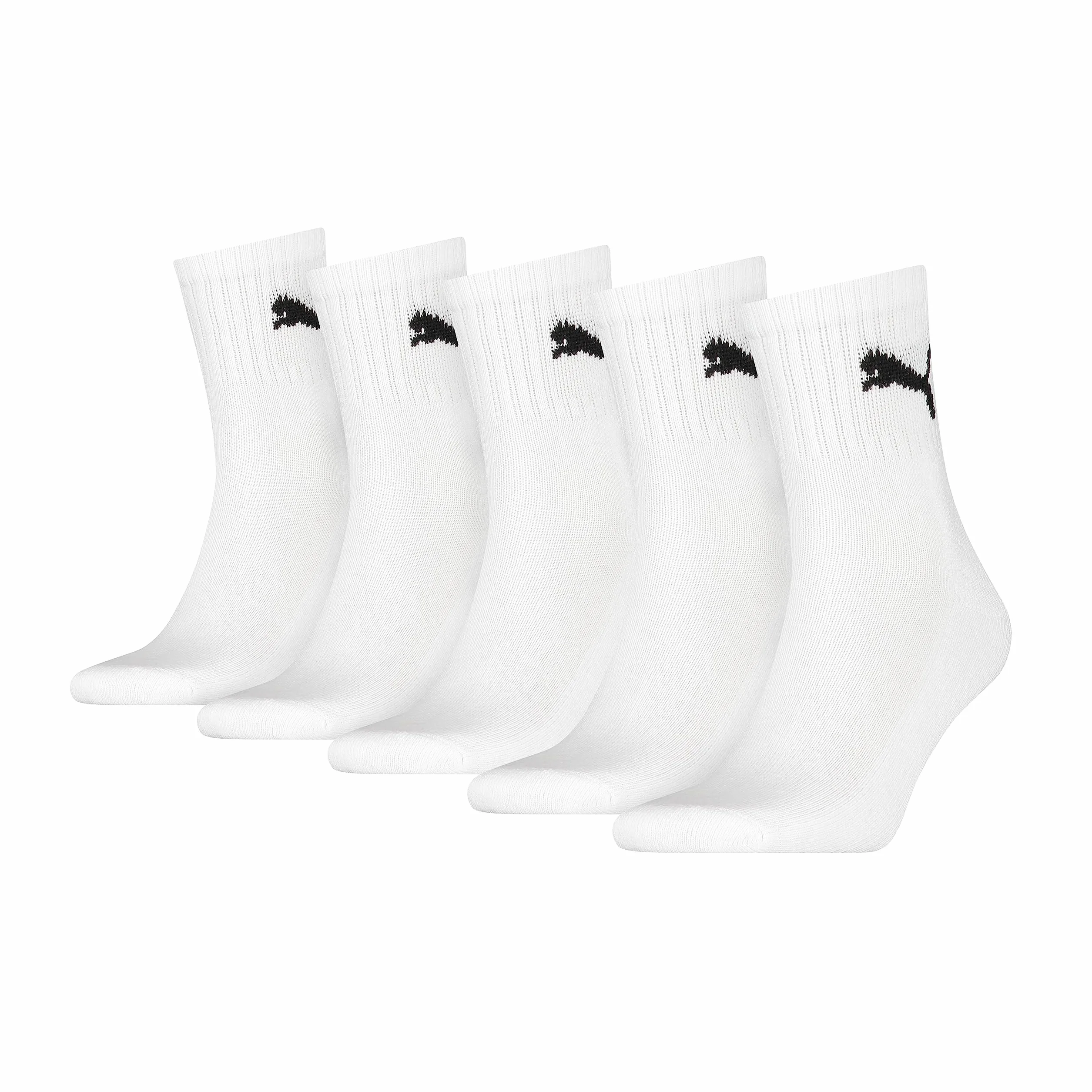 PUMA Lot de 5 Paires de Chaussettes Courtes Unisexe