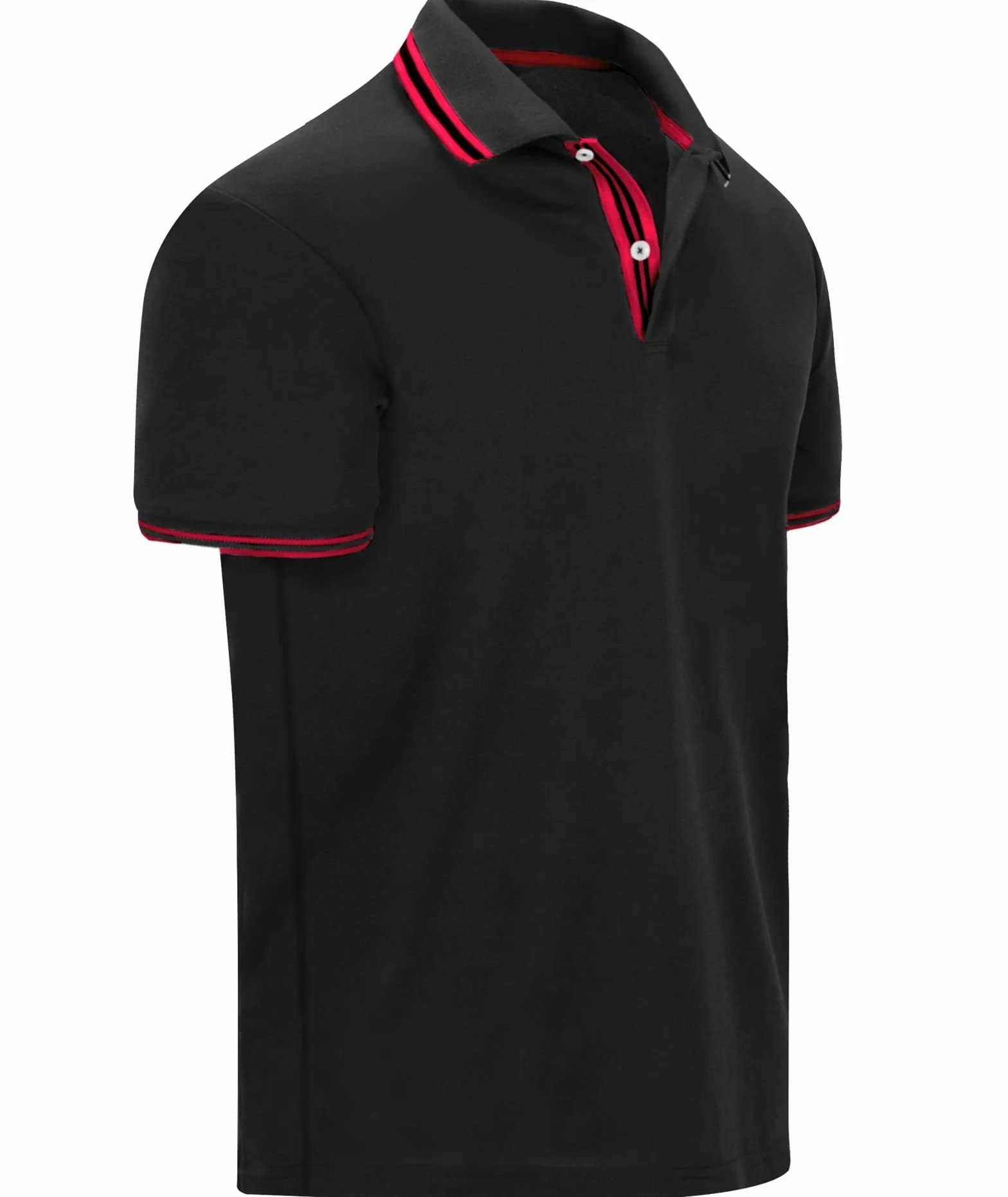 Geeksport Polos Hommes Manches Courtes T-Shirts Sport Séchage Rapide Respirant Polo Chemise Golf Extérieur