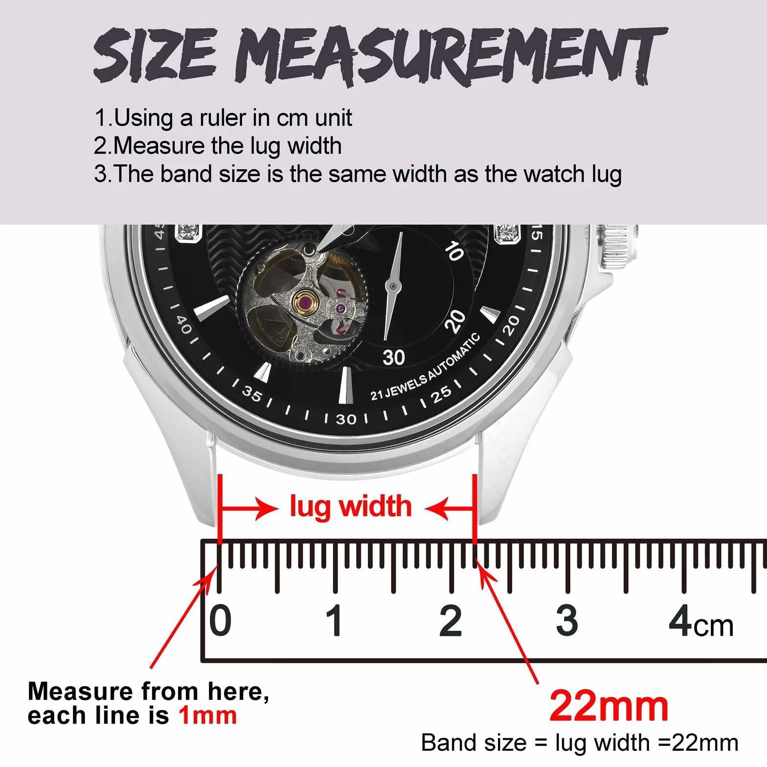 BISONSTRAP Bracelets de Montre Cuir Gaufré Crocodile Largeur Bande 18mm