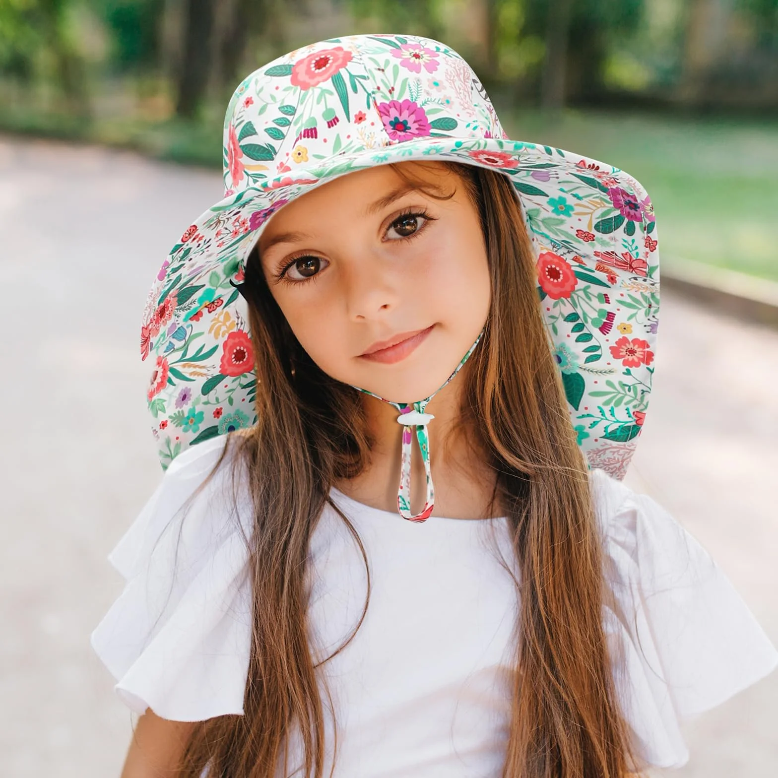 MASOCIO Chapeau Anti UV Bébé Enfant Bob Soleil Garçon Fille Casquette de Plage Réglable