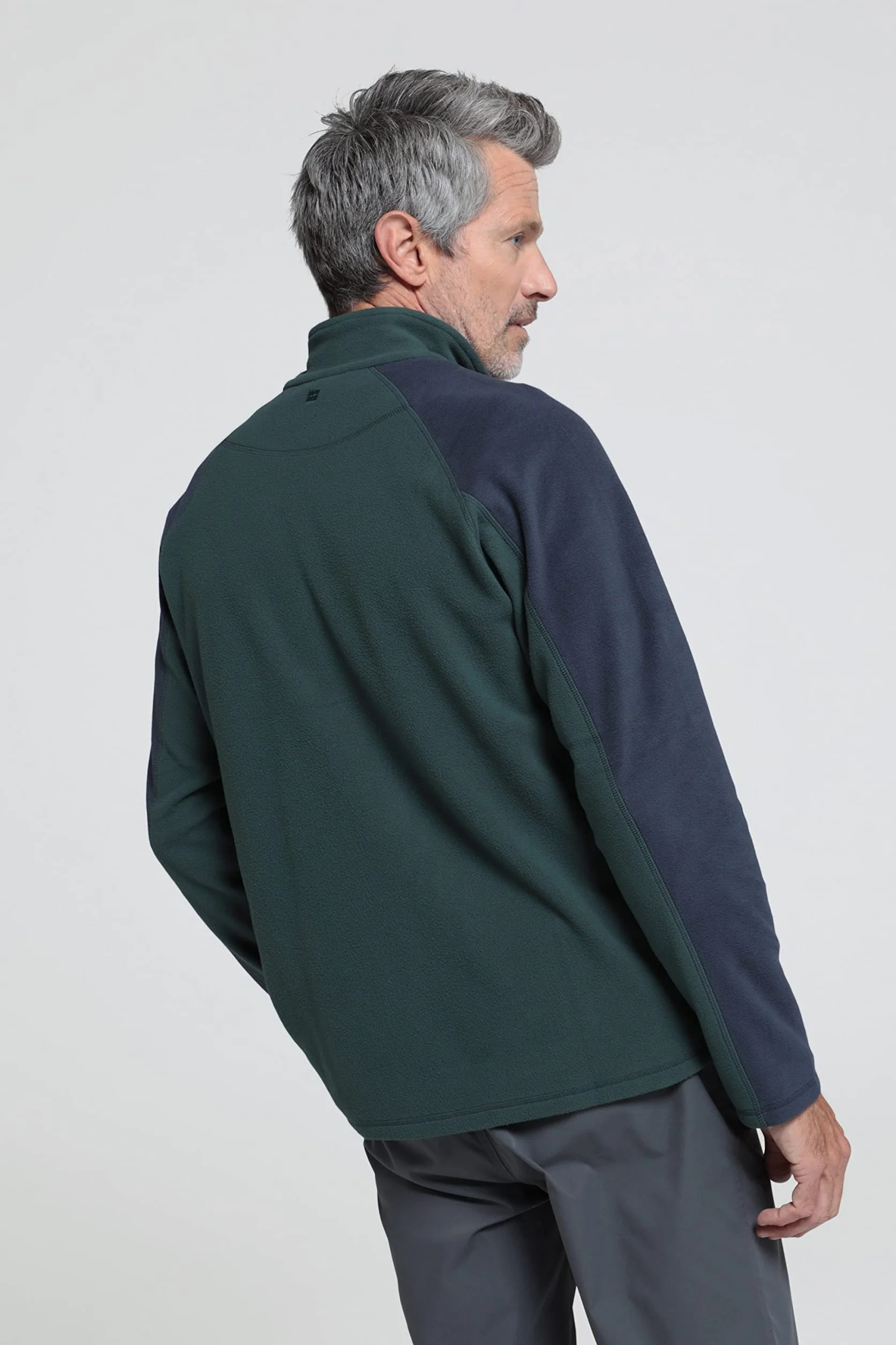 Mountain Warehouse Ashbourne Mens Half-Zip Fleece Multipack Lightweight Anti-Pill Breathable Sweatshirt