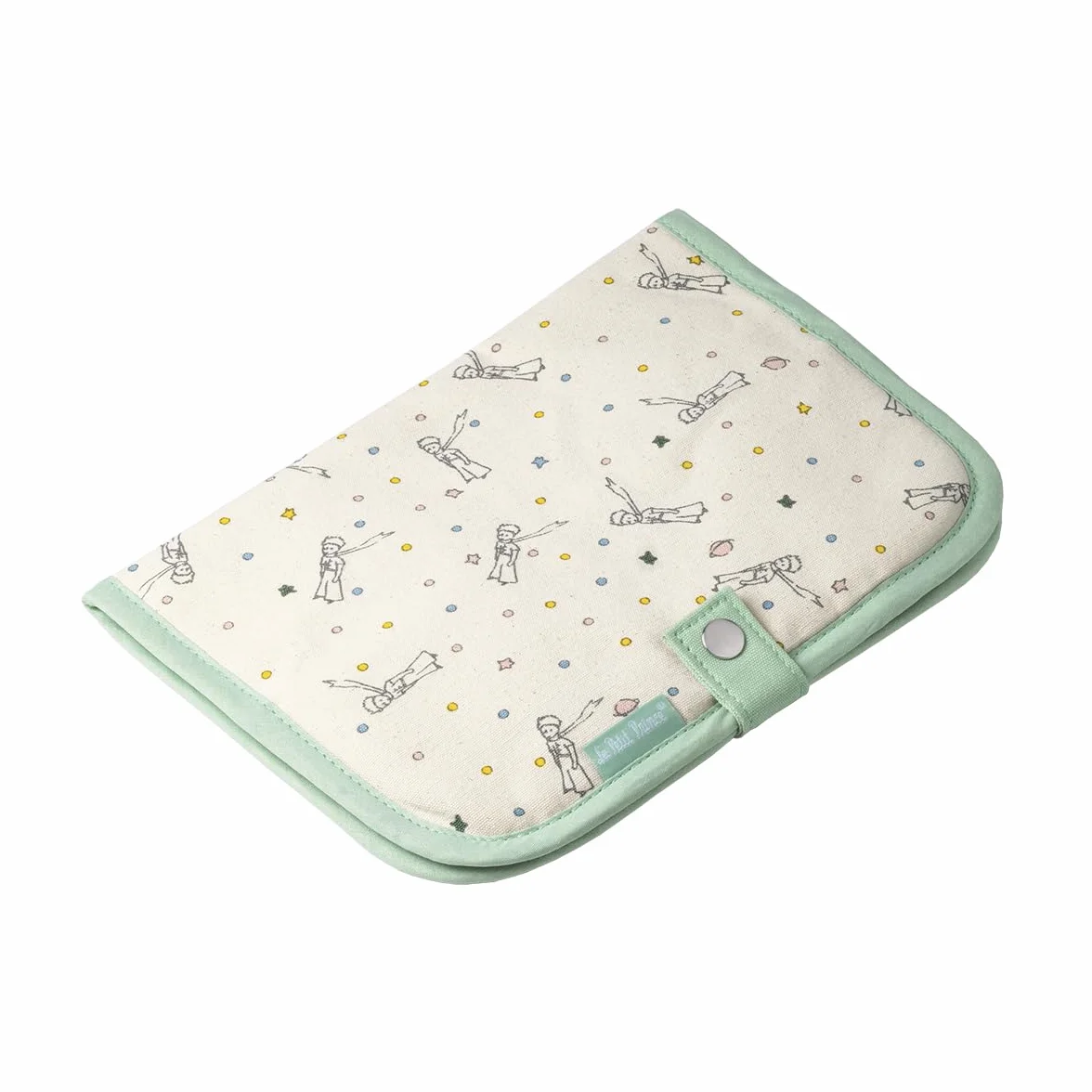 LE PETIT PRINCE PROTEGE CARNET DE SANTE COTON VERT 17 x 23,5 x 1,5