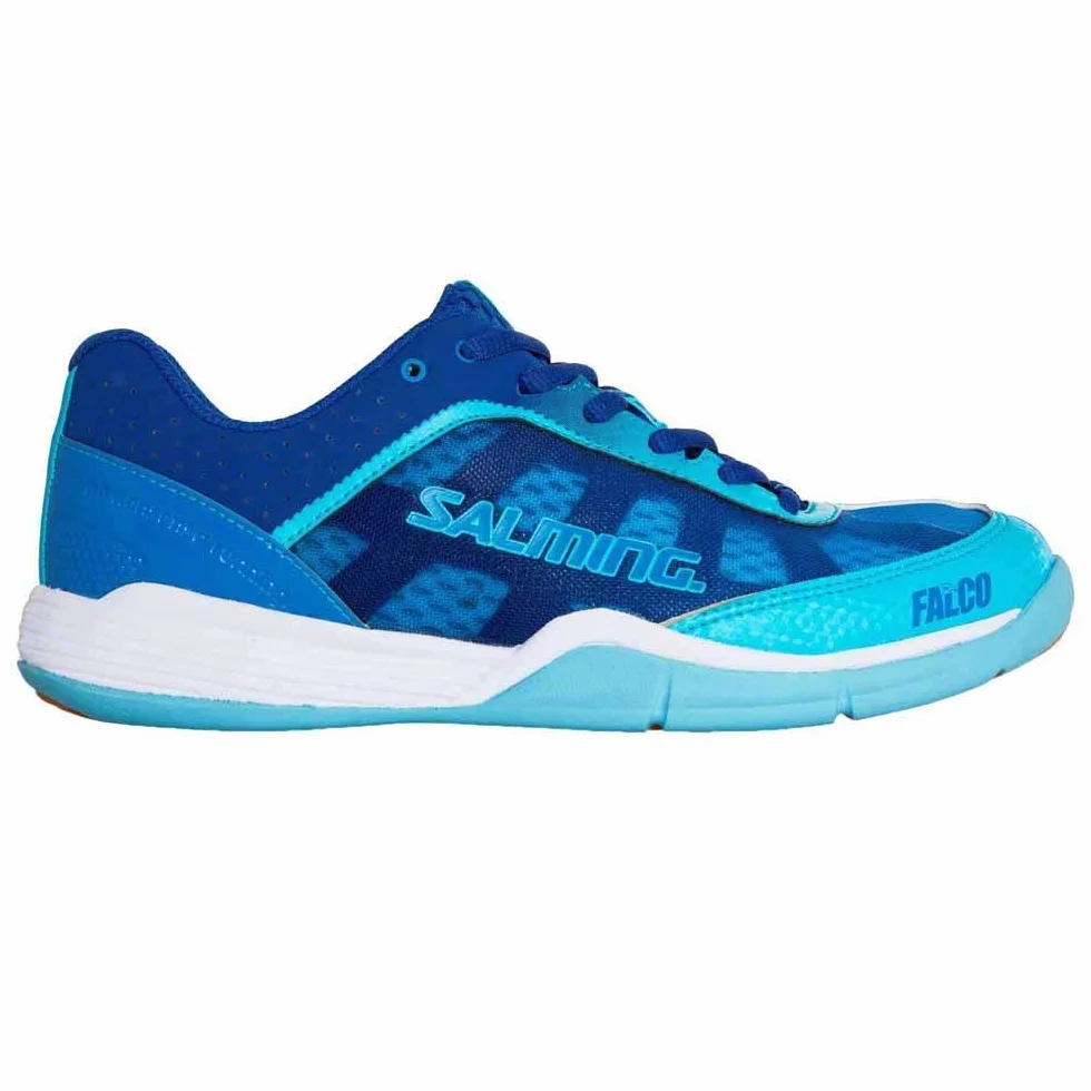 Salming Femme Baskets Lacets Sport Bleu