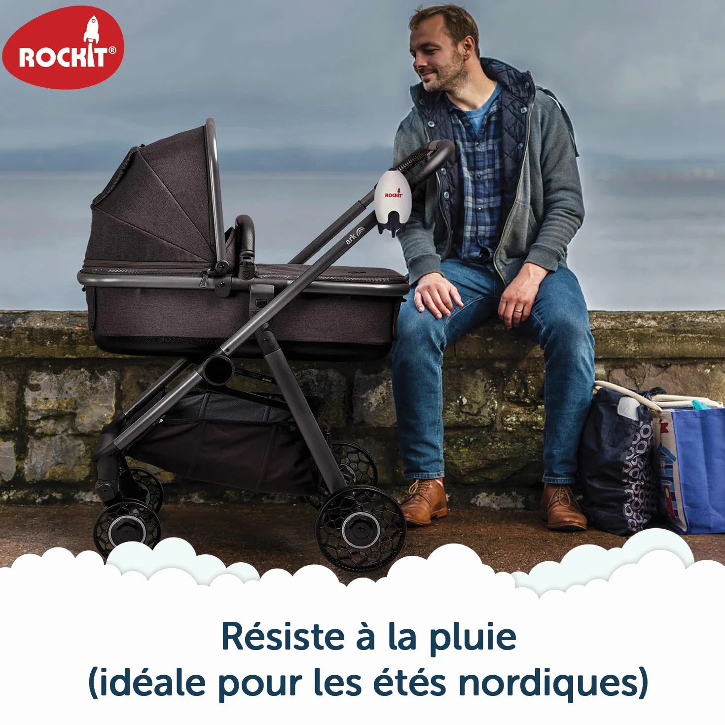 Berceur Rockit Rechargeable pour Poussette et Landau