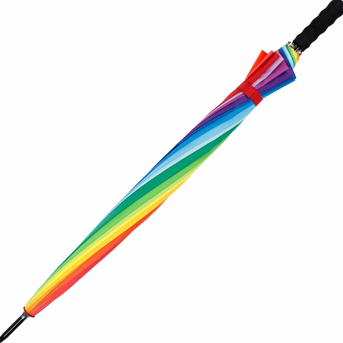 Parapluie iX-brella Motif arc-en-ciel XXL 129 cm poignée douce
