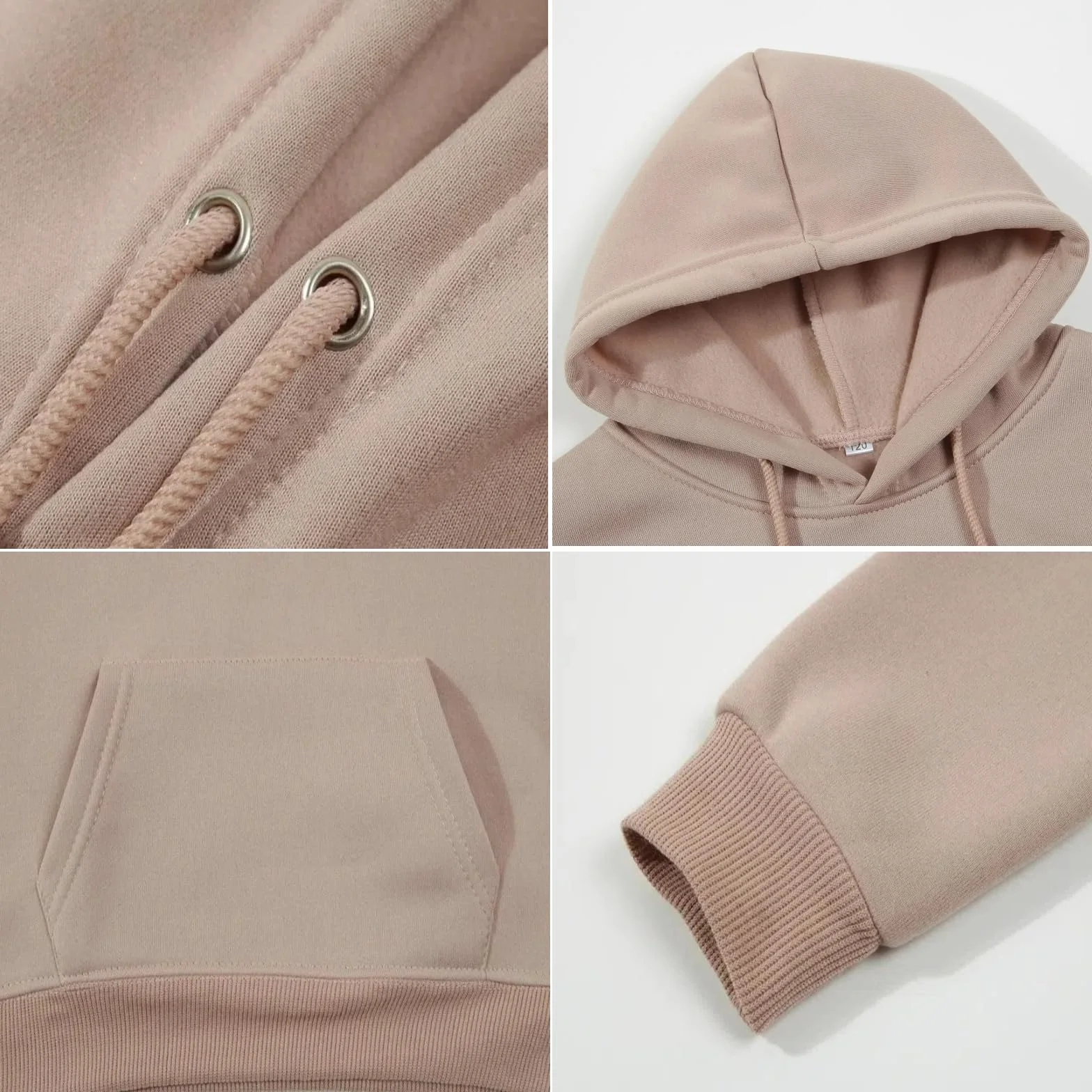 Survêtement athlétique 2 pièces filles garçons sweat capuche pantalon jogging