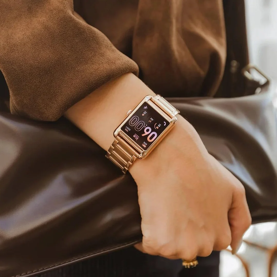 ICE-WATCH Ice Smart TKS 2.0 Montre connectée élégante pour Femme 1,41 Pouces IP68 Suivi des activités physiques et de la santé