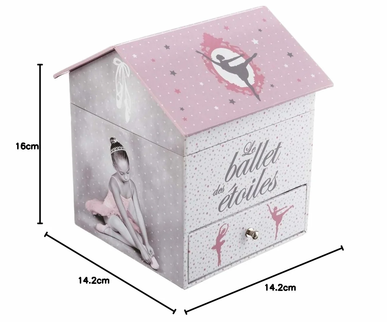 Atmosphera Boîte Musicale Ballerine H16 cm