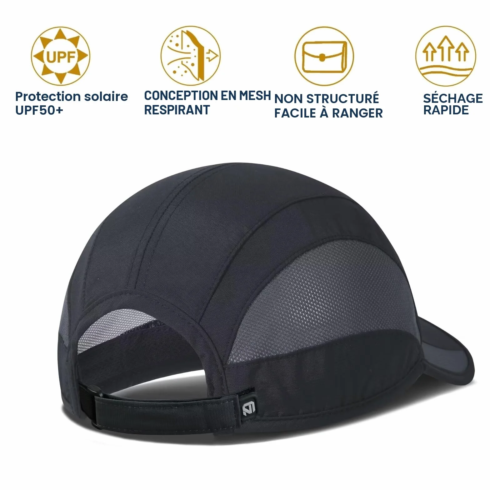 GADIEMKENSD Casquette Extérieur Course Respirable Séchage Rapide