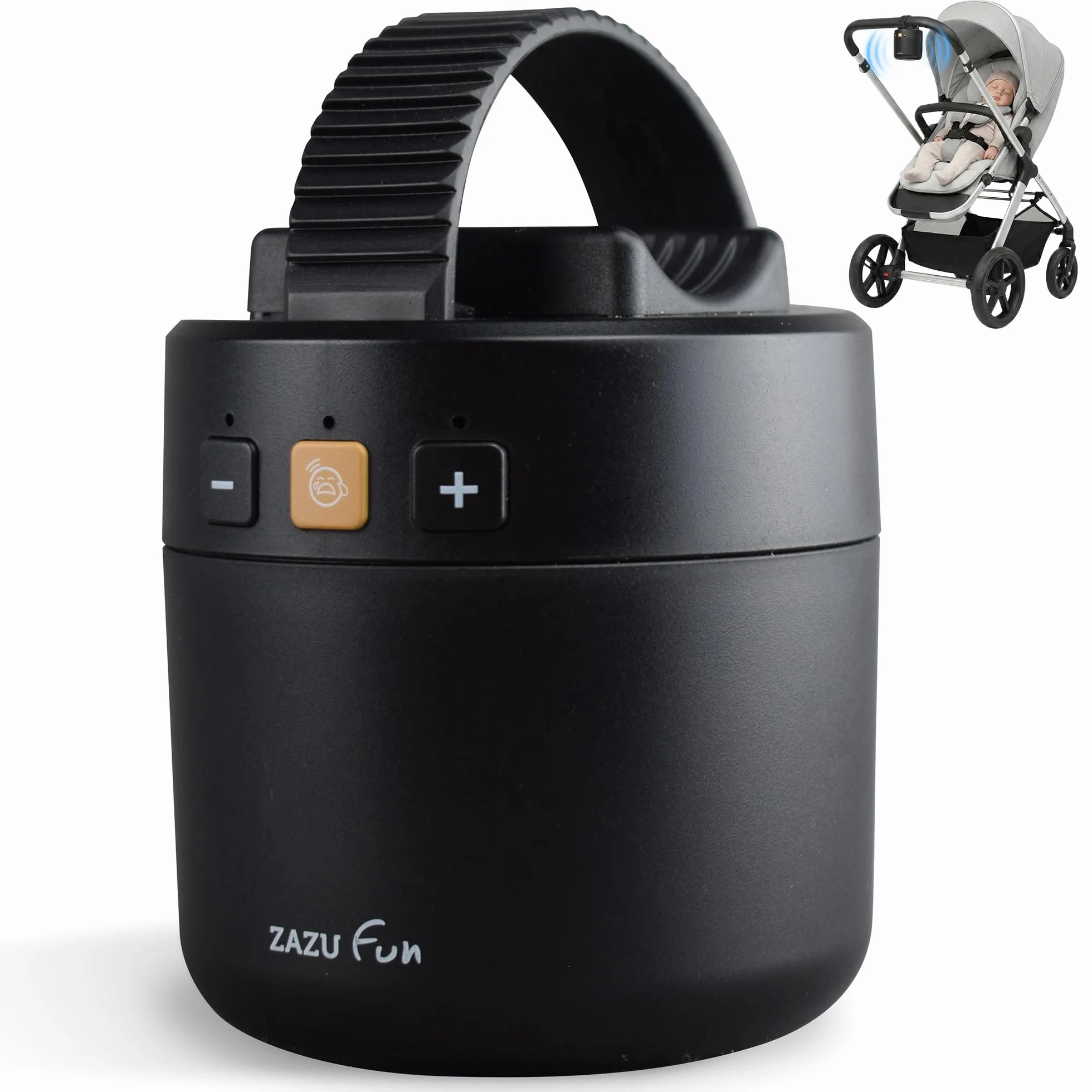 ZAZU Roxy Baby Rocker – Balançoire électrique avec capteur de pleurs, arrêt automatique 40 min, rechargeable USB