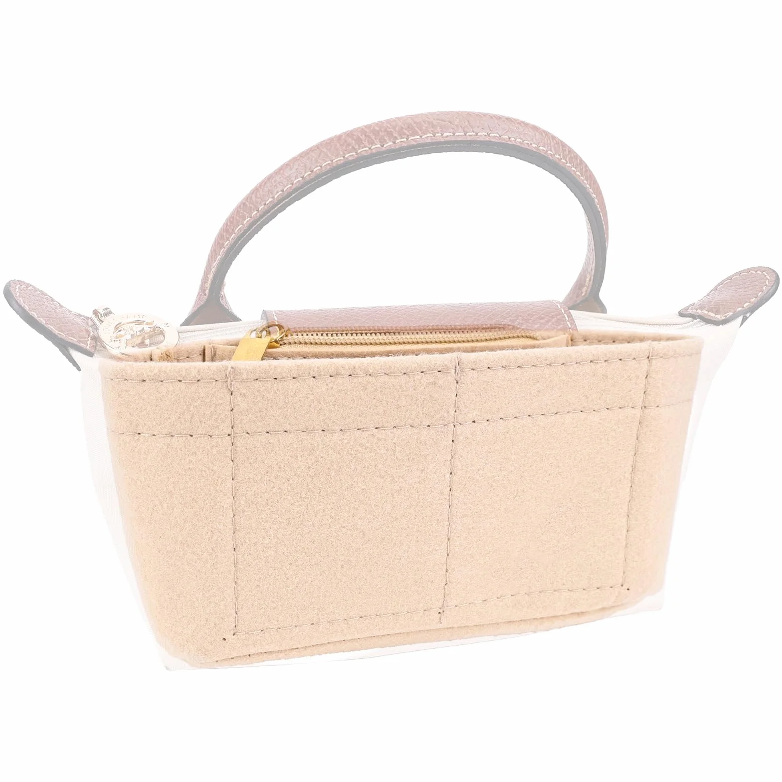 Lot de 2 Bandoulière pour Sac Longchamp, Organiseur de Sac à Main en Feutre, Sangle Réglable