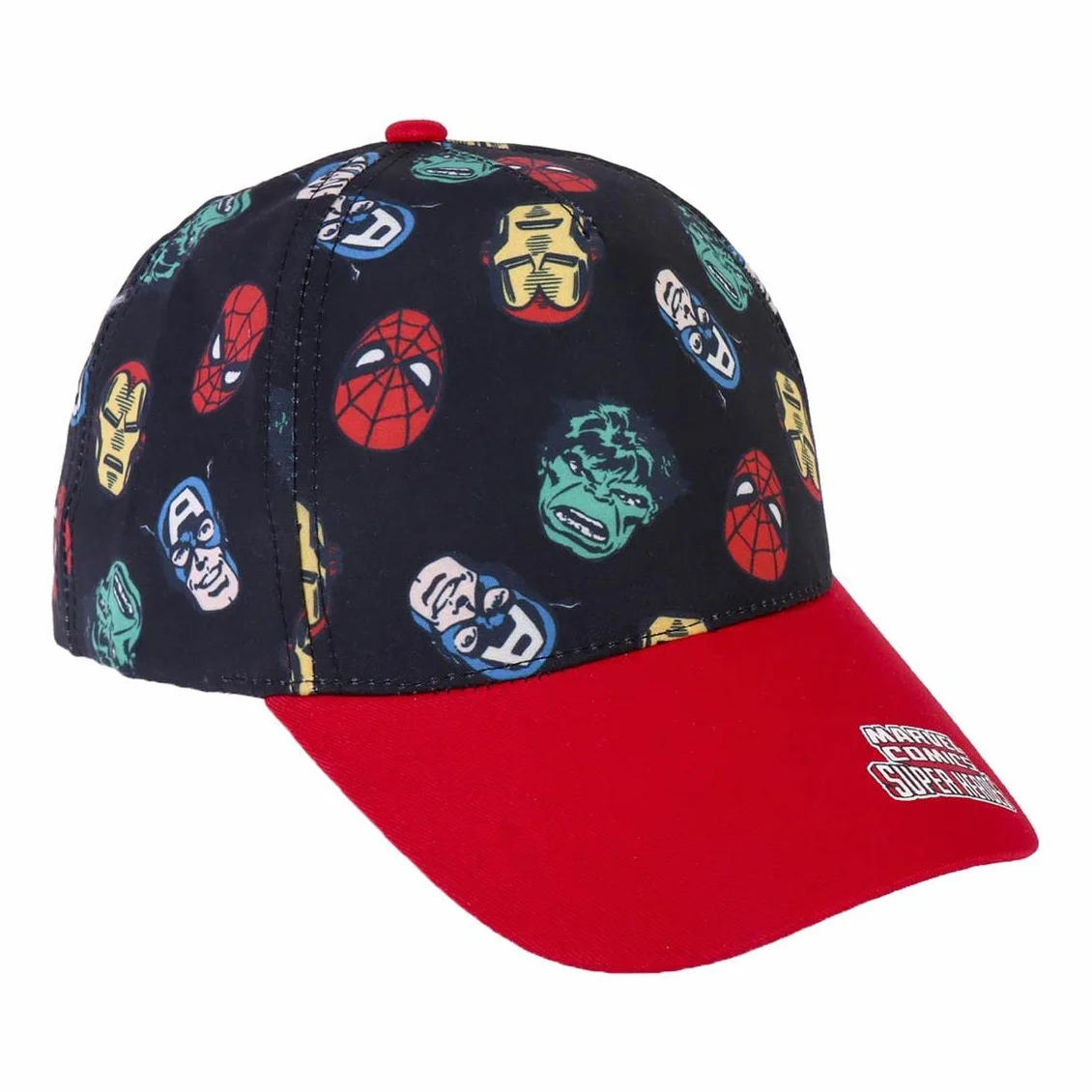 CERDÁ LIFE'S LITTLE MOMENTS Avengers Mixte Bébé Casquette À Visière Incurvée Noir 4-8 Ans EU