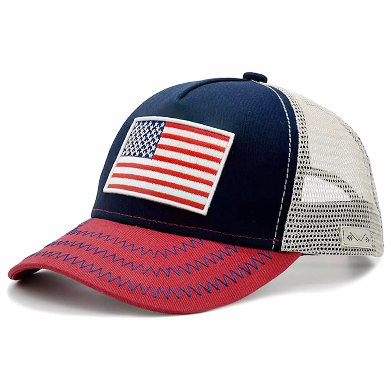 Sunlark Broderie Casquette Trucker Enfant Réglable Respirante Chapeau de Baseball Mesh 2-8 Ans