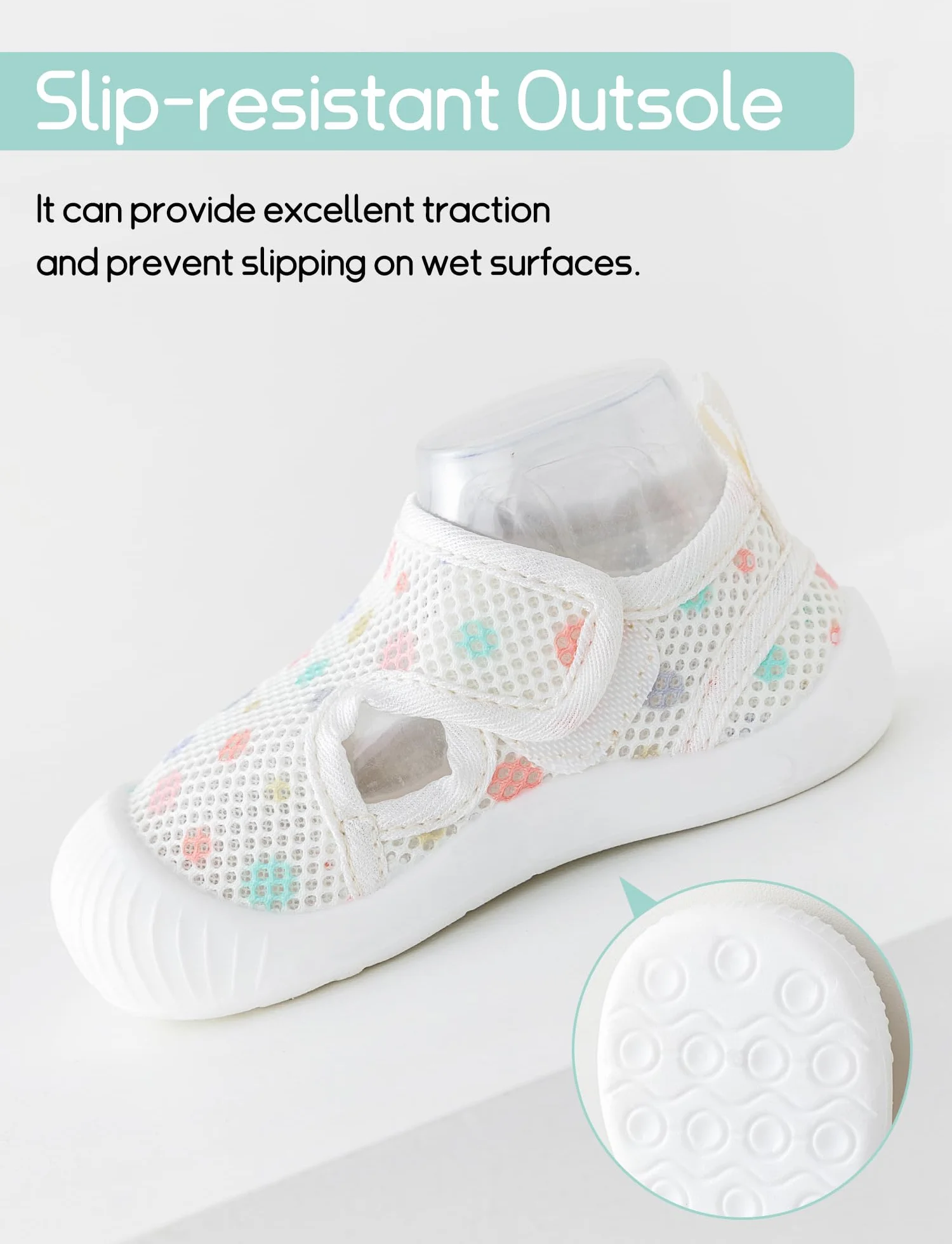 Chaussures Premier Pas Bébé Filles Garçons Antidérapant Chaussons de Marche Souple Semelle Léger 6-36 Mois