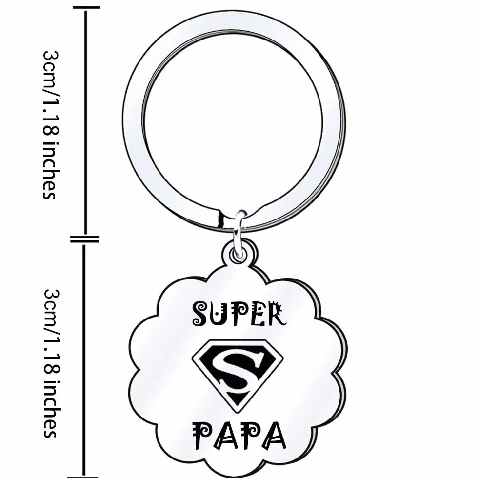 Porte-cles Papa Cadeau Fete Des Peres Anniversaire Original