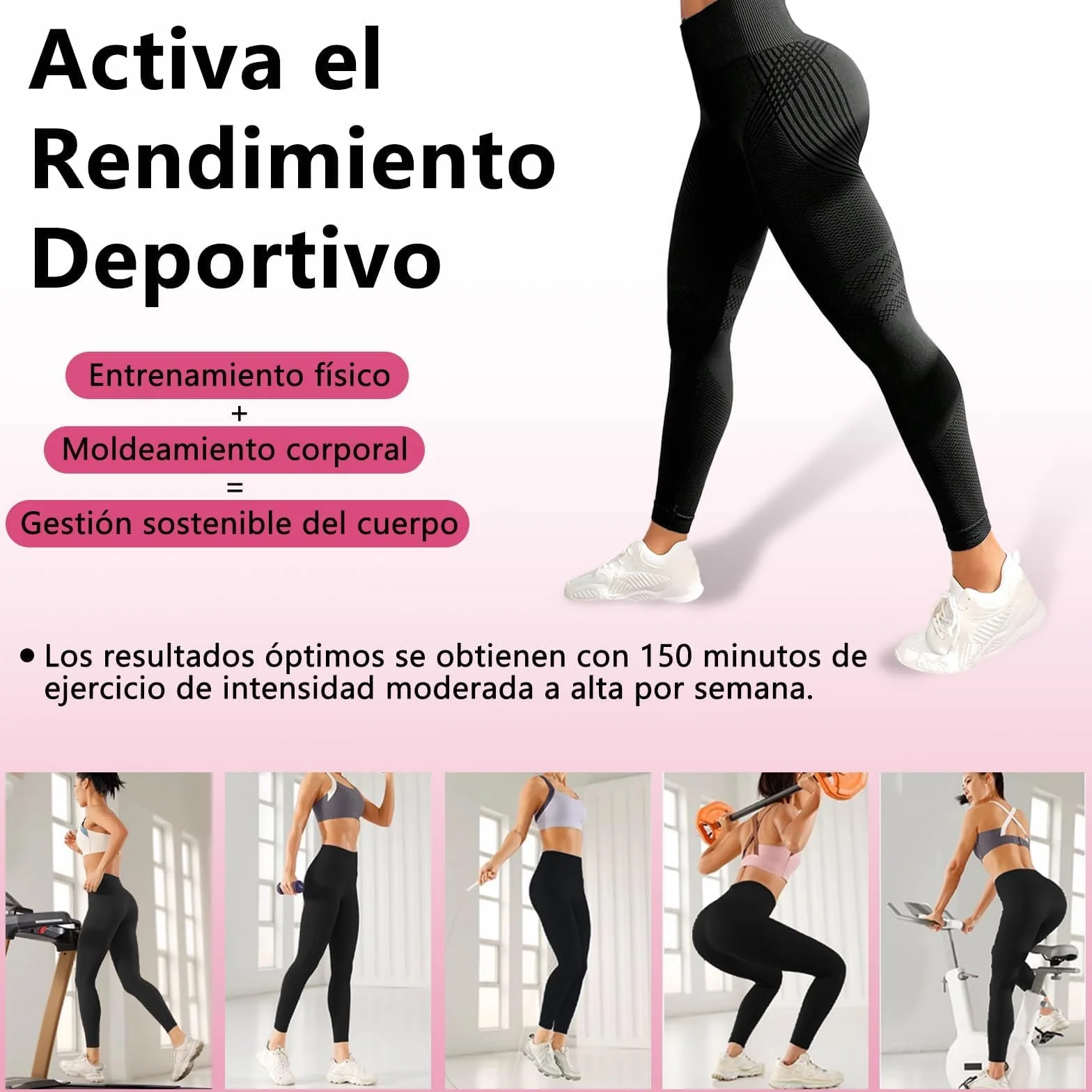 Leggings 3D Anti-Cellulite Compression Taille Haute Sans Couture Push Up Pantalon de Sport Course à Pied Yoga Fitness 2 Pack