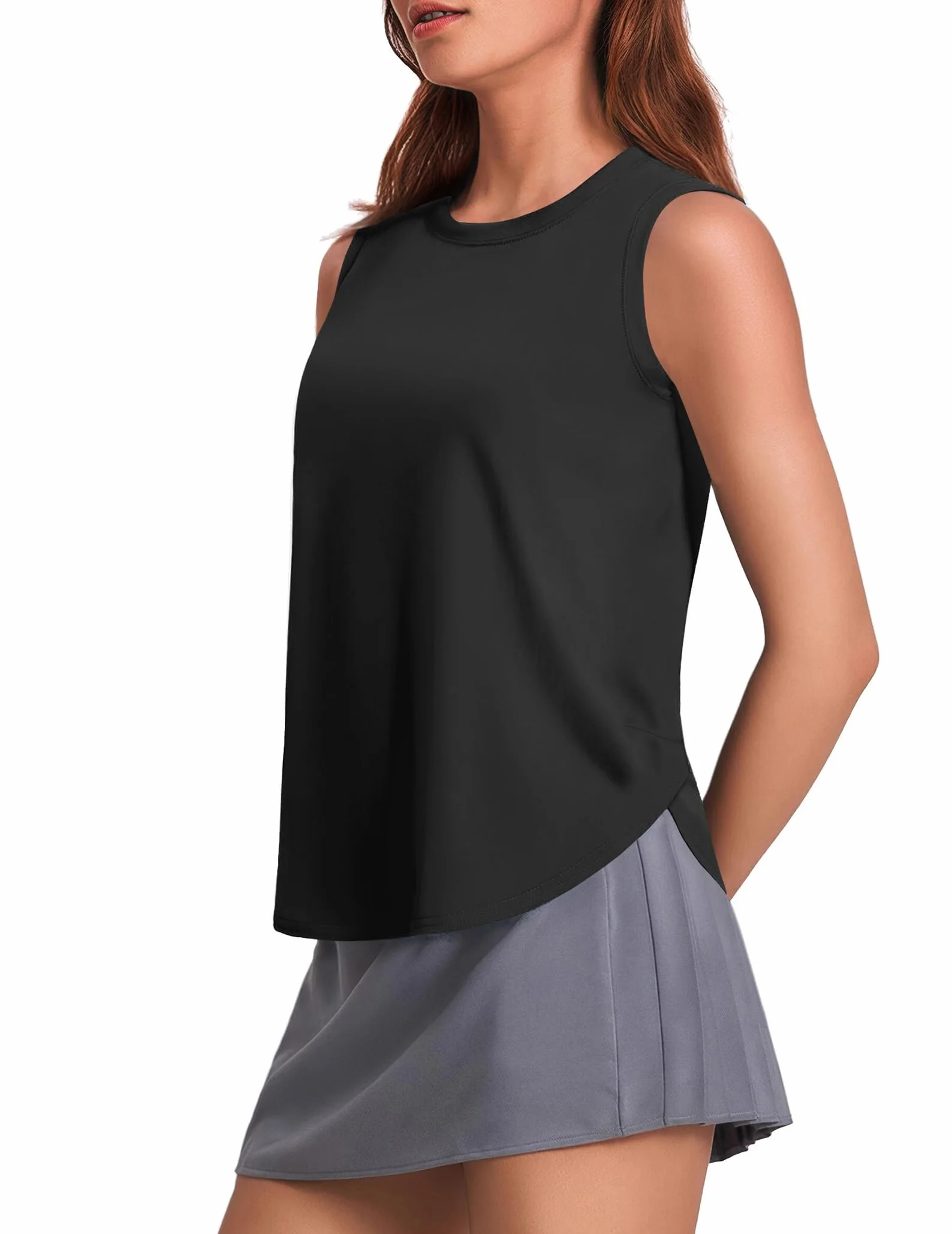 PINSPARK Débardeur De Sport pour Femme UPF 50+ Protection Solaire Yoga Fitness Haut Léger