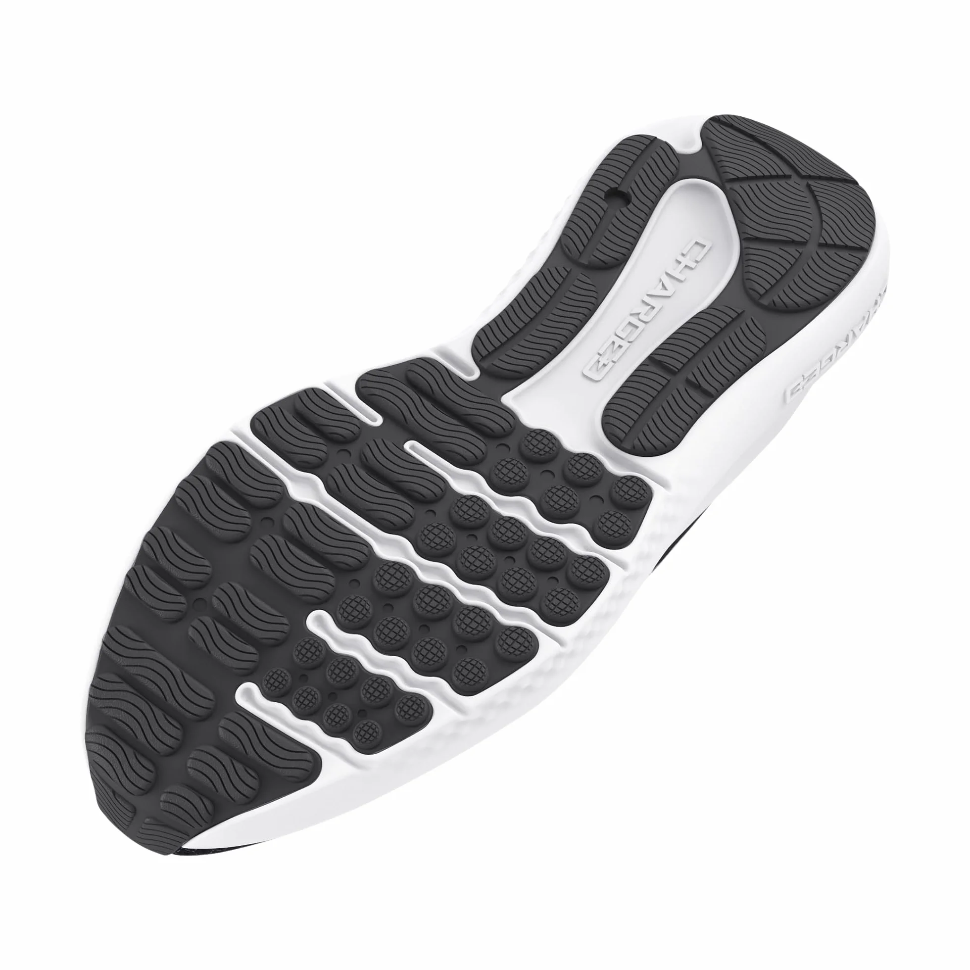 Under Armour UA Charged Surge 4 Chaussures de sport pour hommes, noir/gris anthracite/blanc