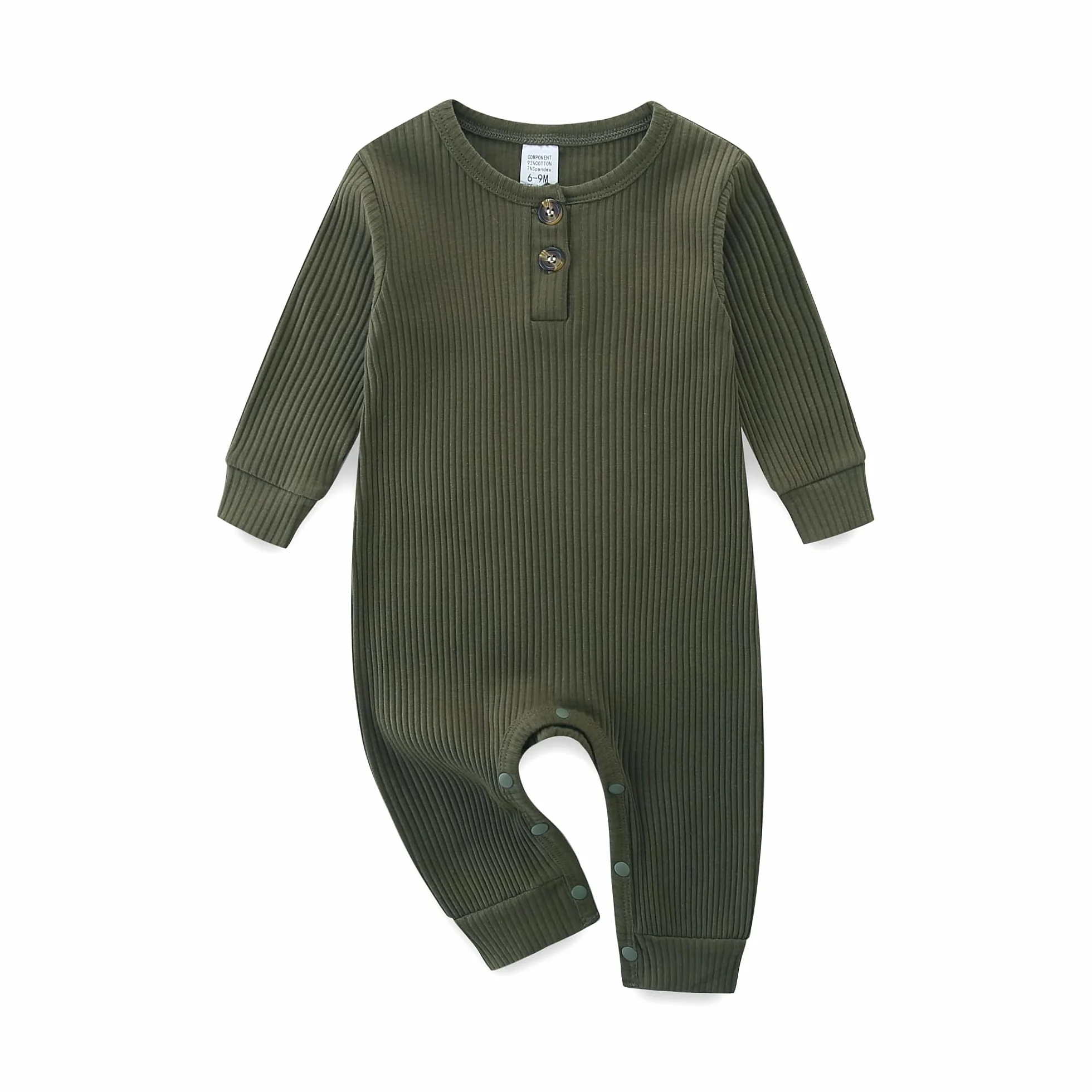 Grenouillère Bébé Garçon Fille Pyjama Manches Longues Combinaison Nouveau-né 9-12 Mois