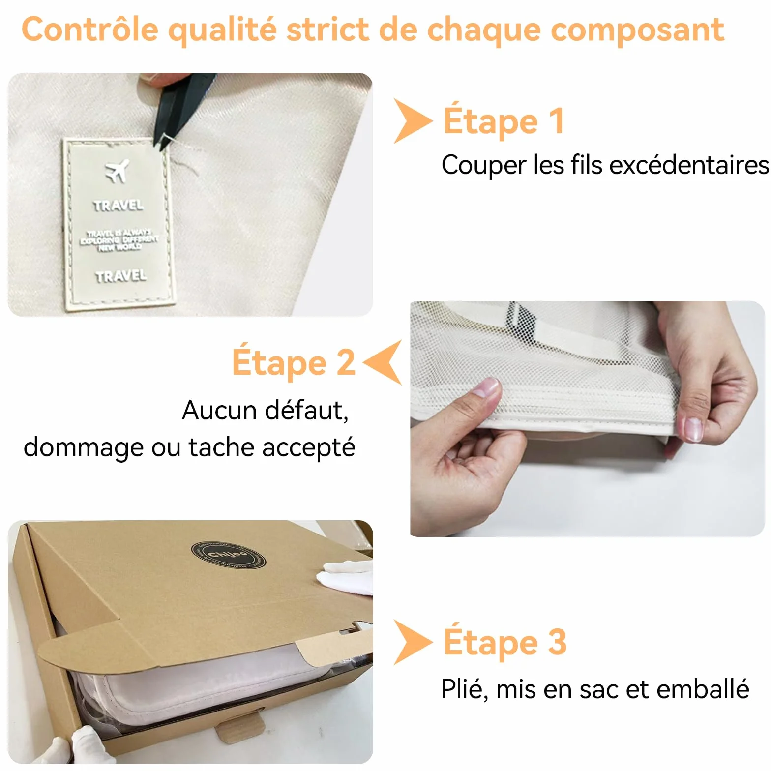 Organisateur Valise 12 Pièces Beige - Pochette Rangement Voyage Packing Cubes