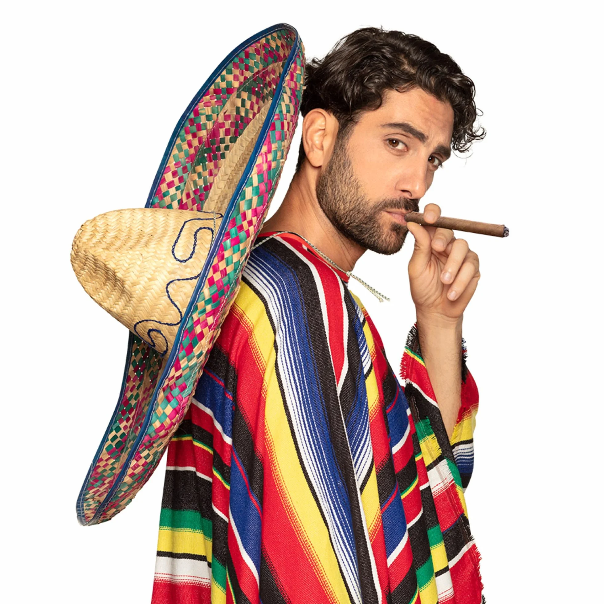 Boland Sombrero Enrique 70 cm mexicain Gaucho carnaval fête à thème Taille Unique Multicolore