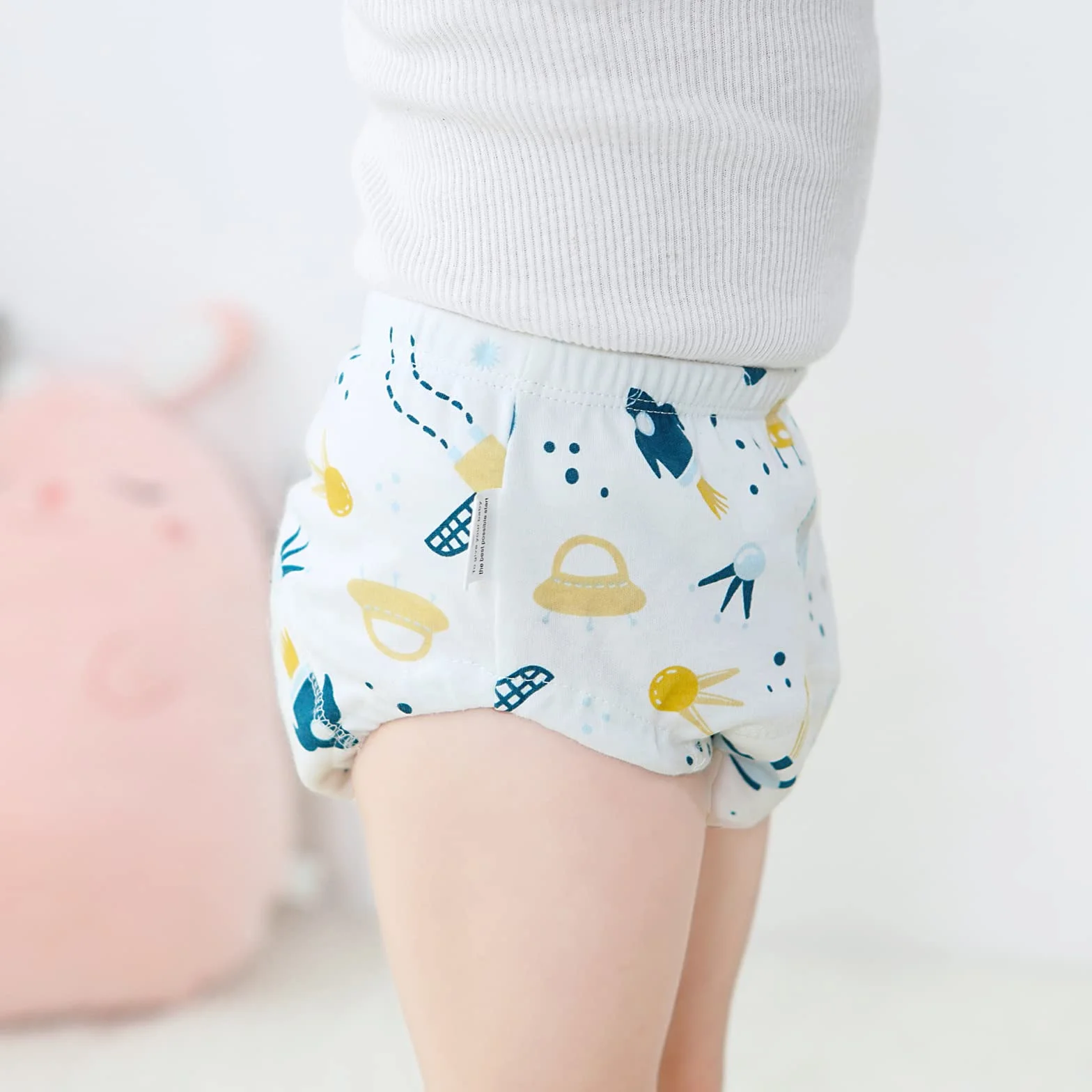 Culotte Apprentissage Propreté Fille Garçon Lot 6 Coton Lavable Bébé 2-6 Ans