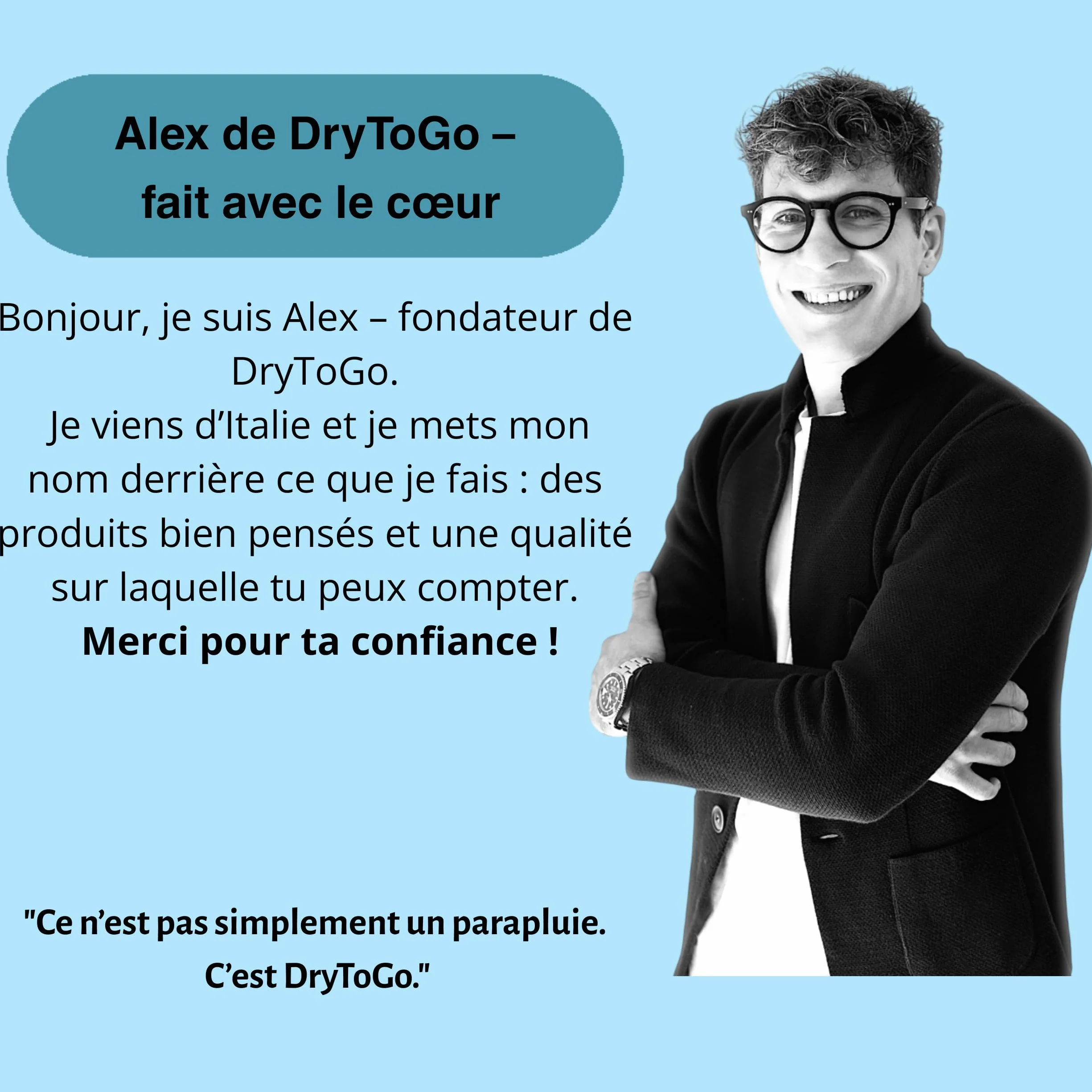 Drytogo Parapluie pliant résistant vent fort 3 tailles Ø95-105 cm automatique
