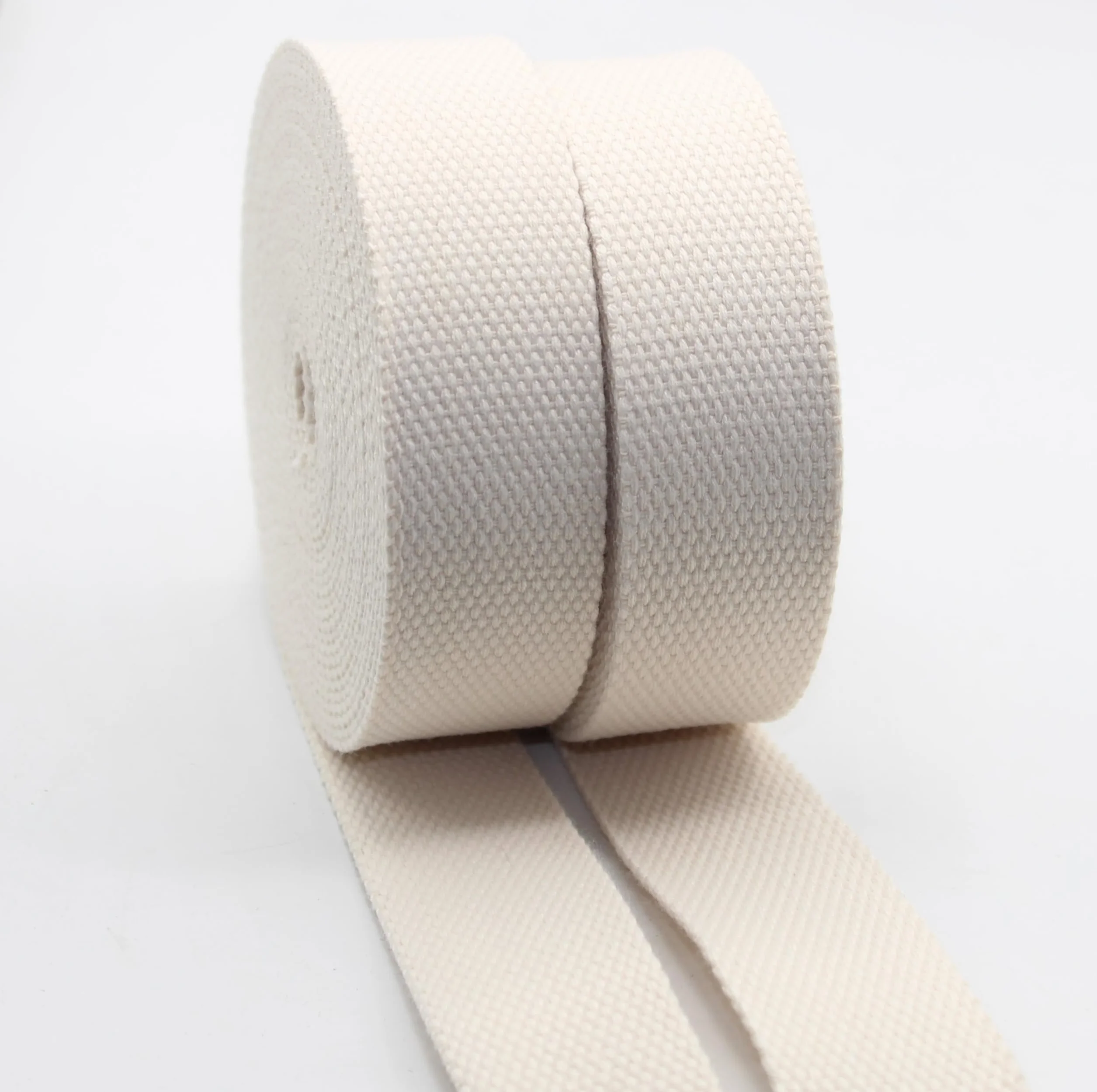 Sangle Coton Lourd épais Ecru 5m 3cm