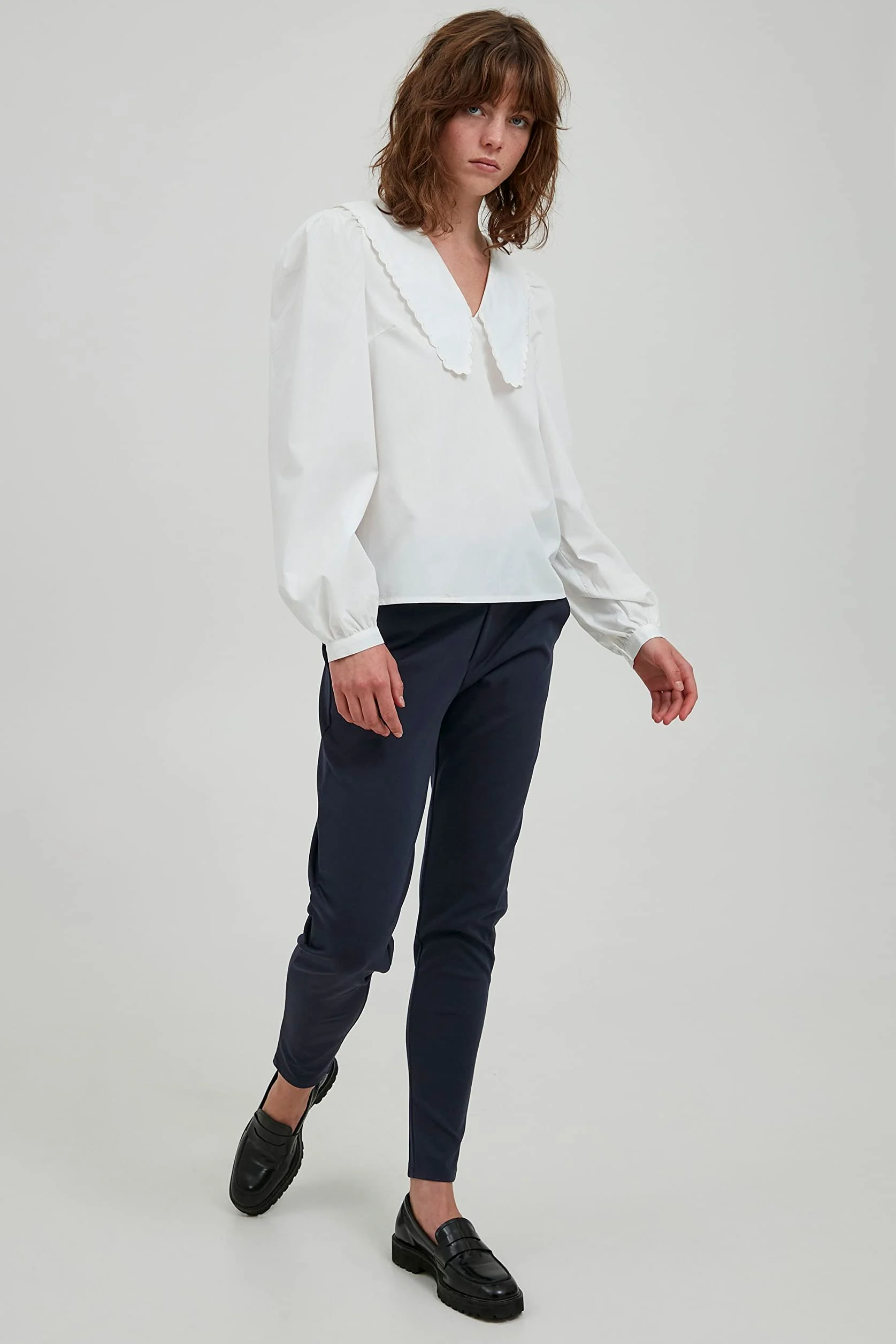 ICHI Ihkate Sus Office Pa - Pantalon d'affaires décontracté - Carotte - Femme