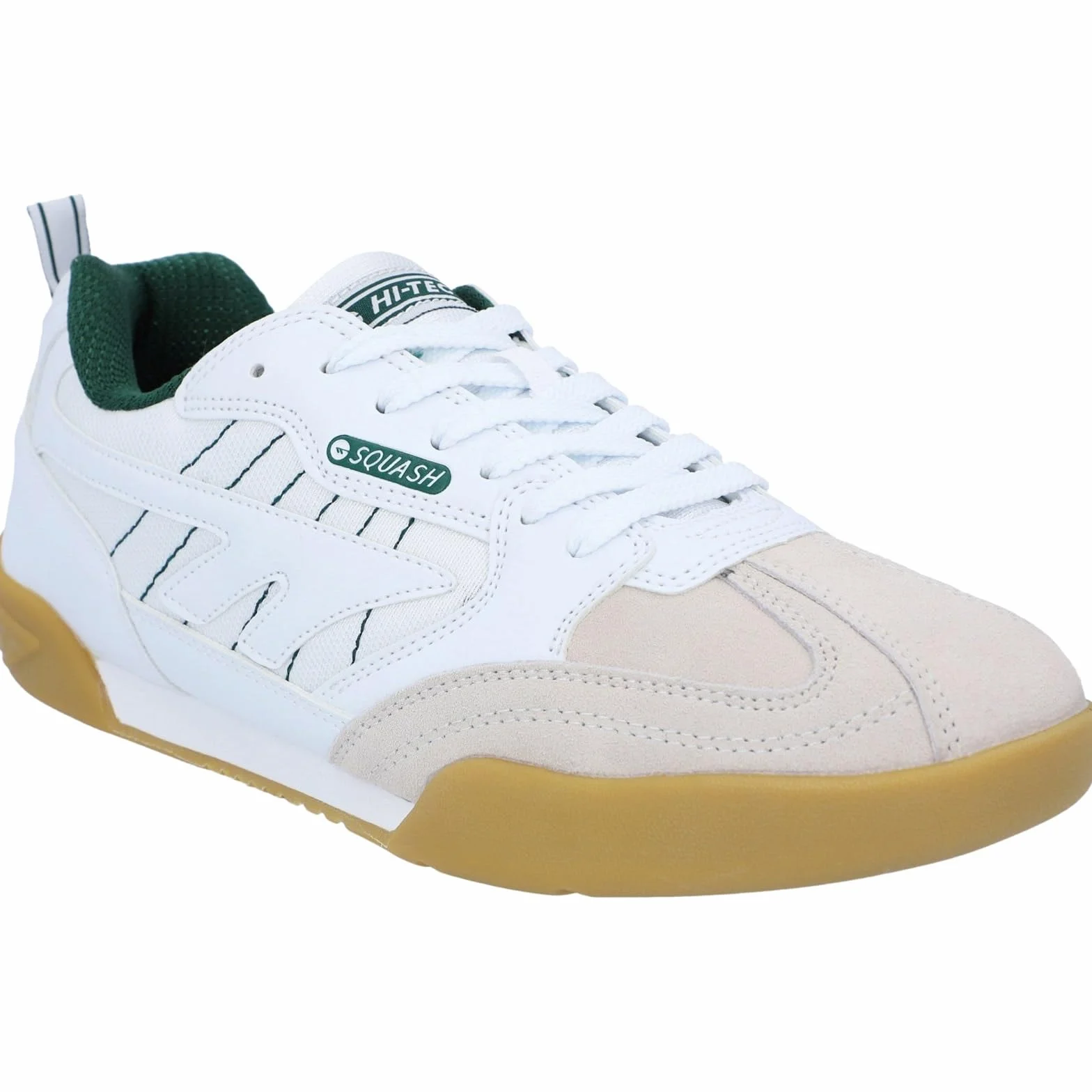 Hi-Tec Squash Classic Court Trainers Blanc Vert 011