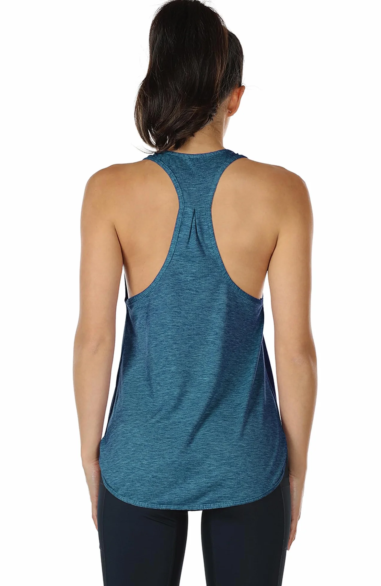 Icyzone Femme Débardeur de Sport Yoga Lot de 2