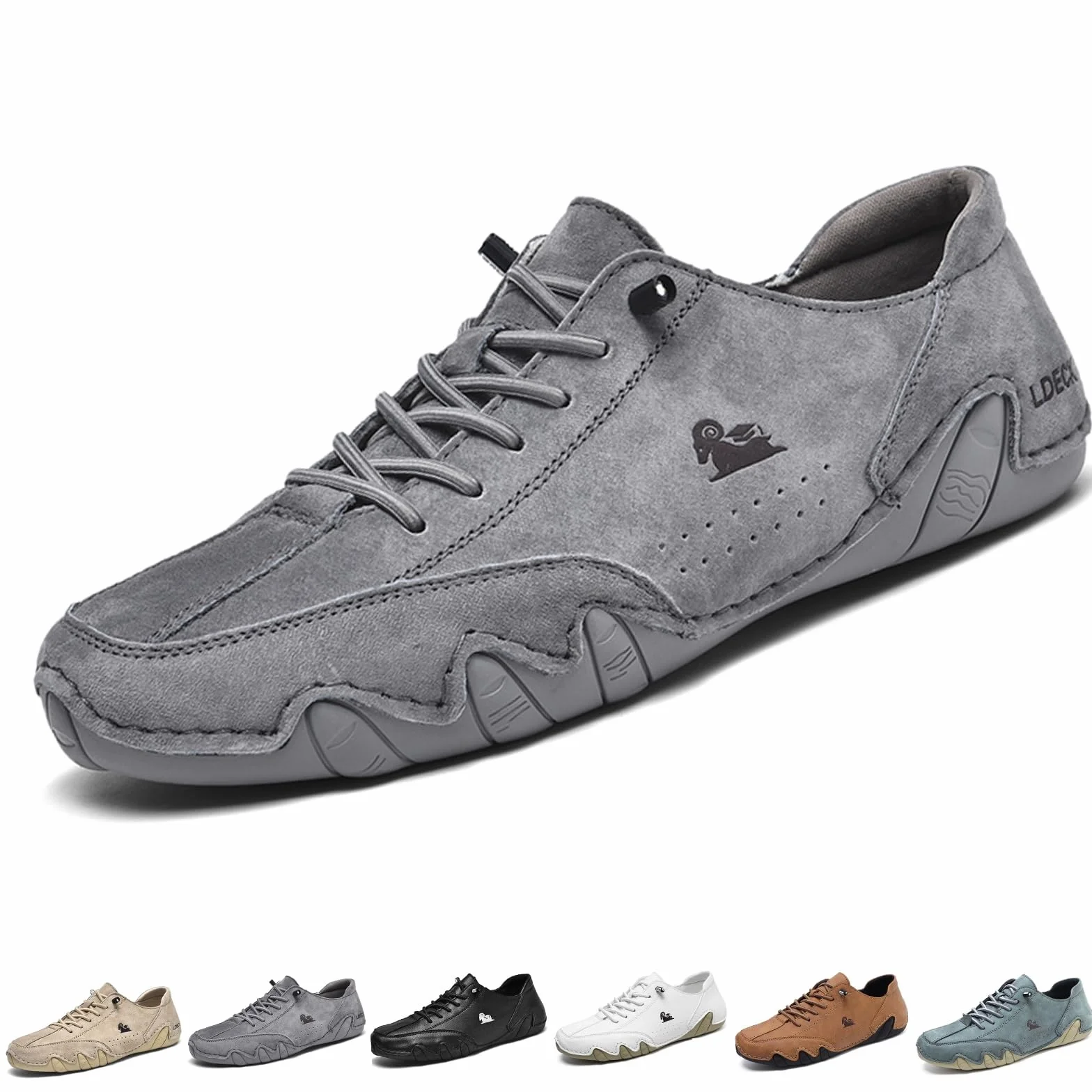 Beck Shoes Chaussures basses italiennes en cuir souple imperméables antidérapantes légères respirantes