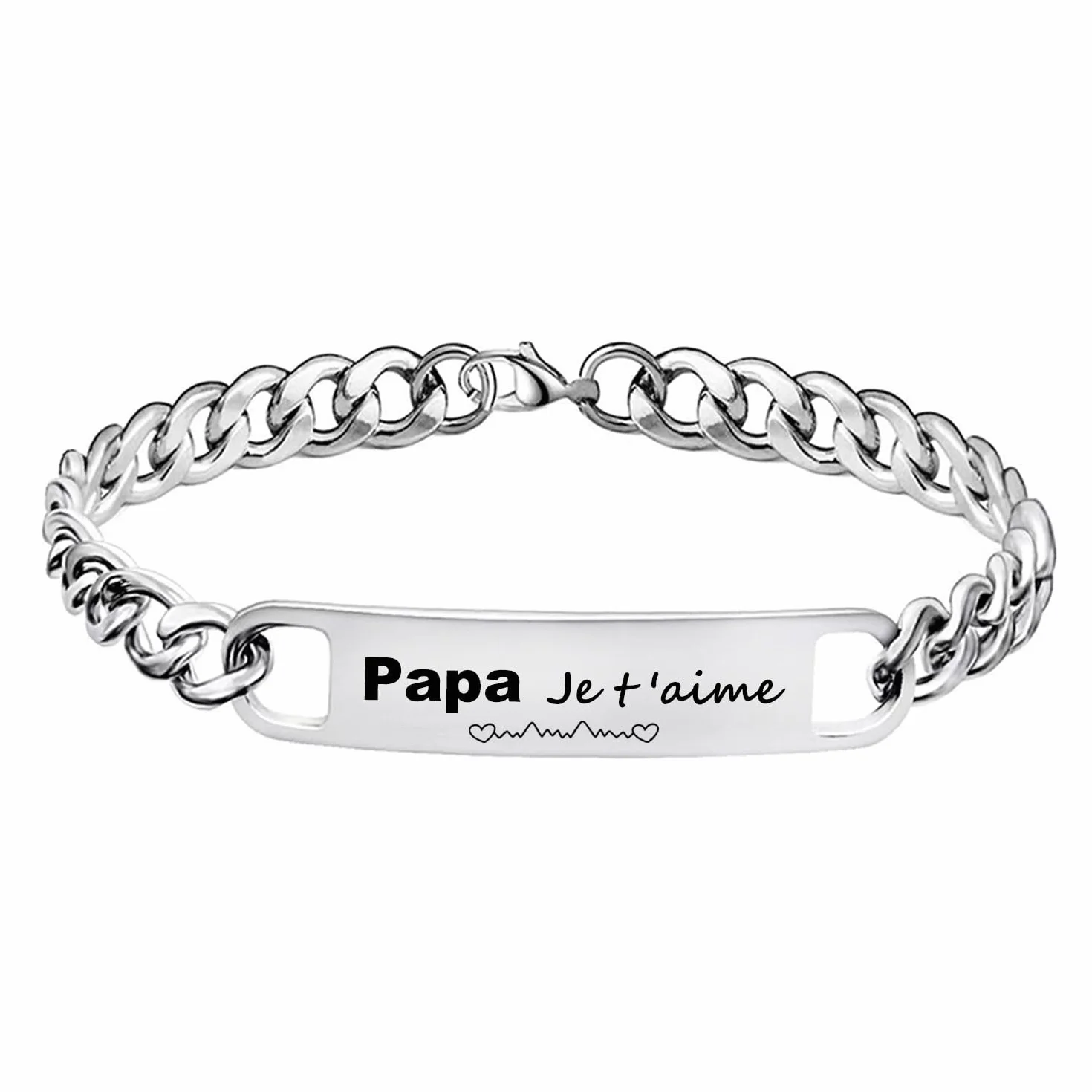 Bracelet Homme Cadeau Anniversaire Noël Papa Papy Tonton Frère Parrain