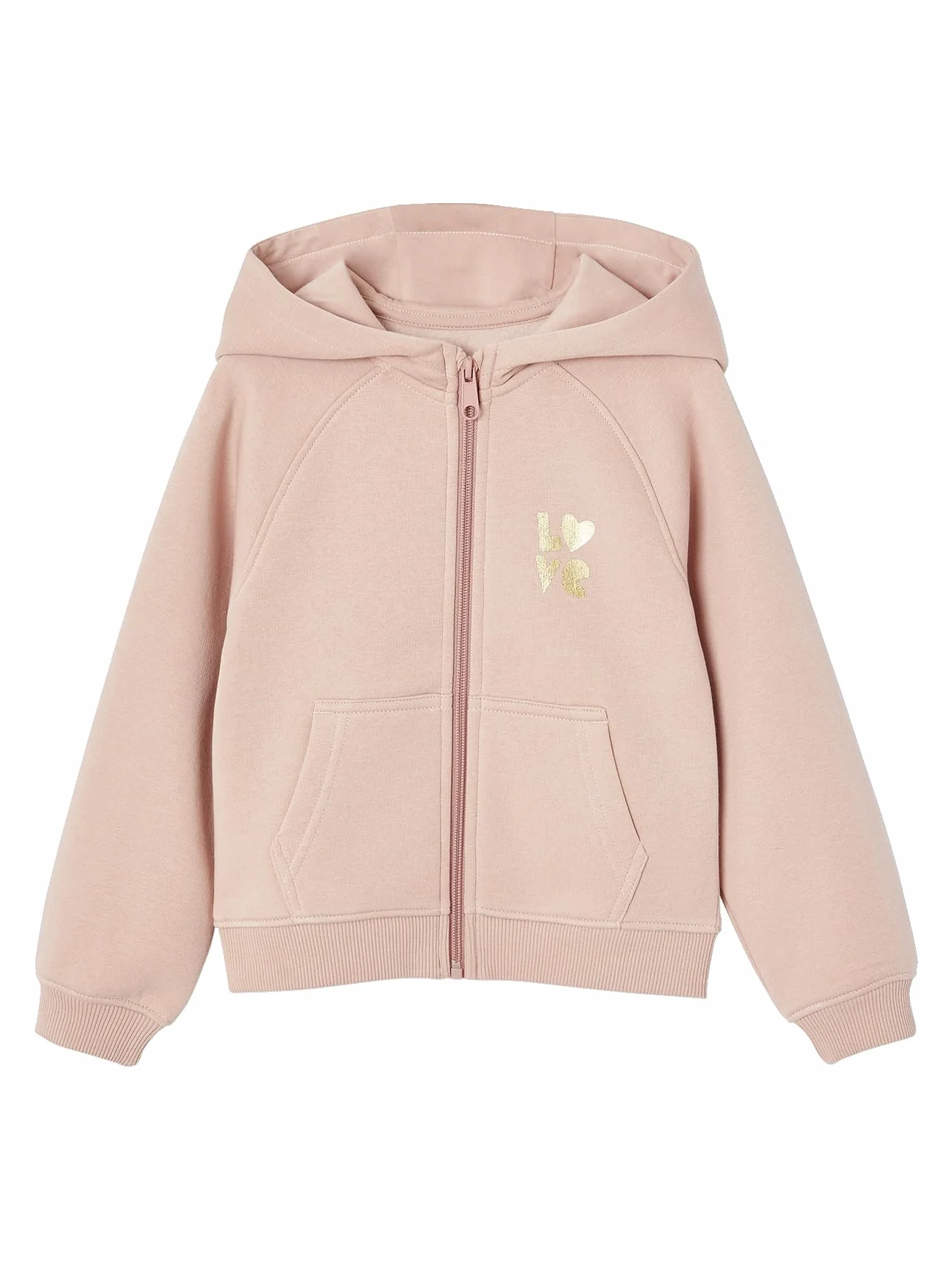 VERTBAUDET Sweat Fille zippé à Capuche Sport